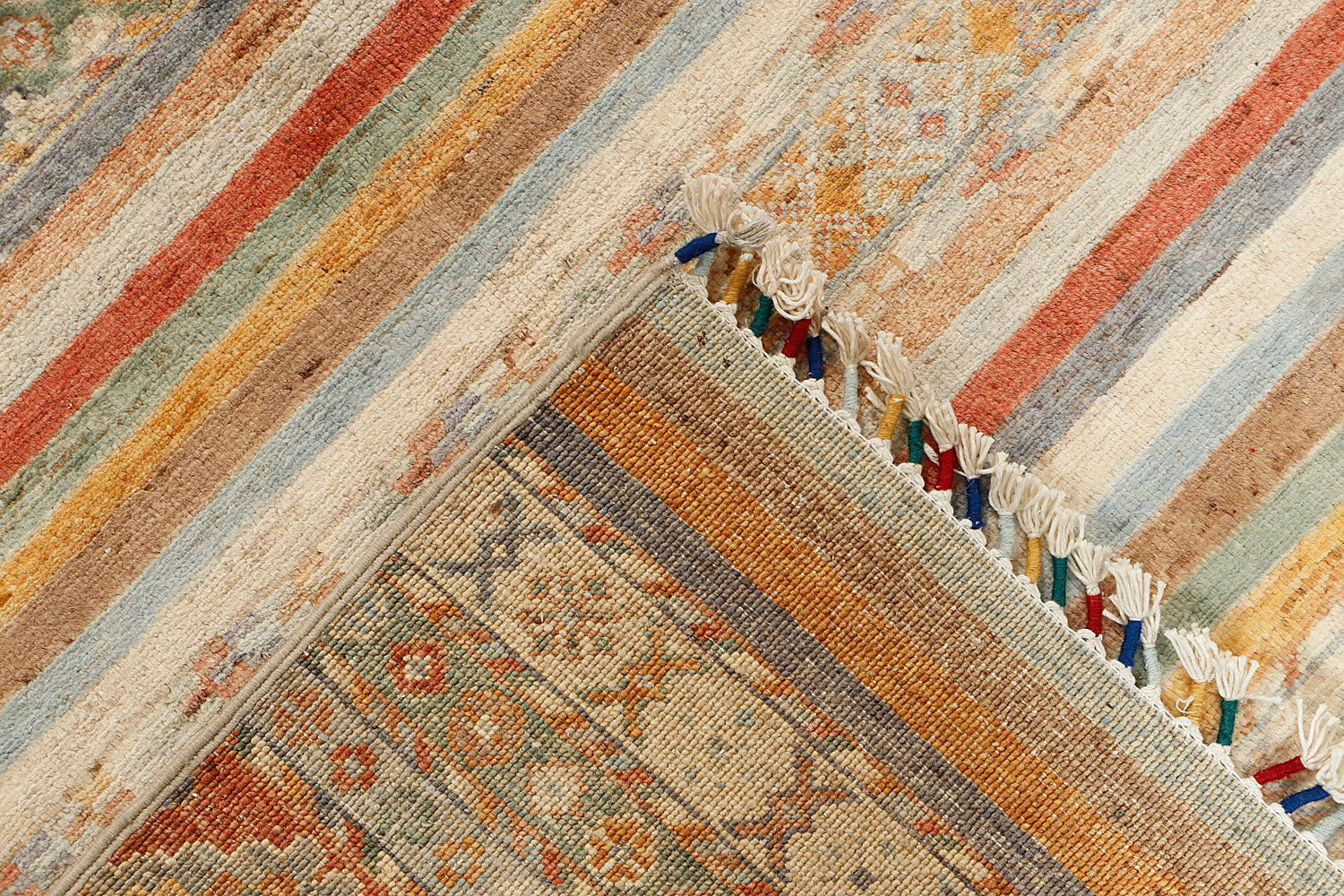 Khurjeen Persian Hand Knotted Wool Rug Multicolor 6'6" x 10'