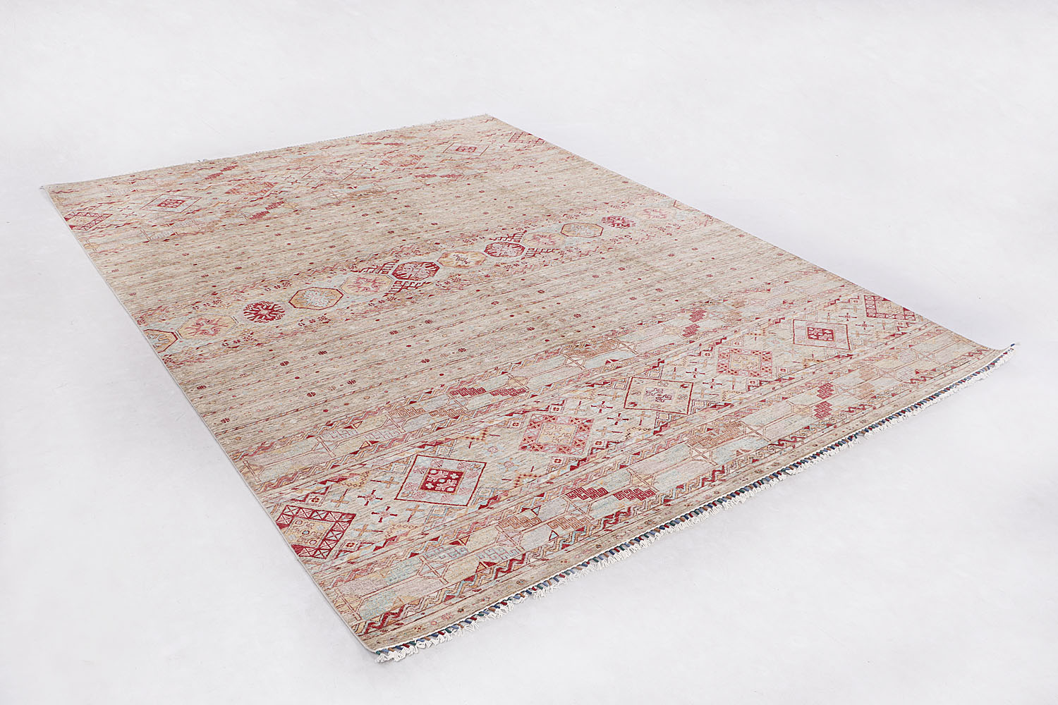 Khurjeen Persian Hand Knotted Wool Rug Multicolor 8' x 11'6"