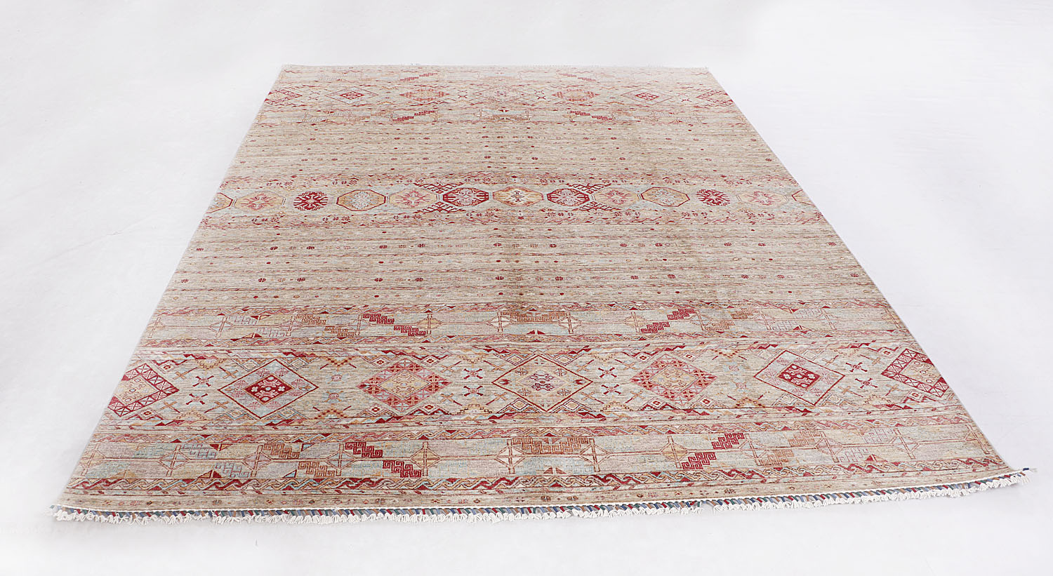 Khurjeen Persian Hand Knotted Wool Rug Multicolor 8' x 11'6"