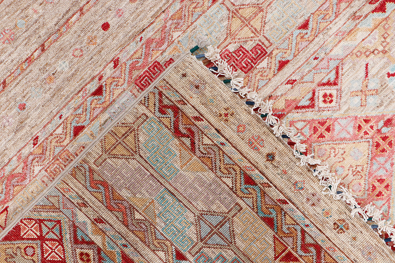 Khurjeen Persian Hand Knotted Wool Rug Multicolor 8' x 11'6"