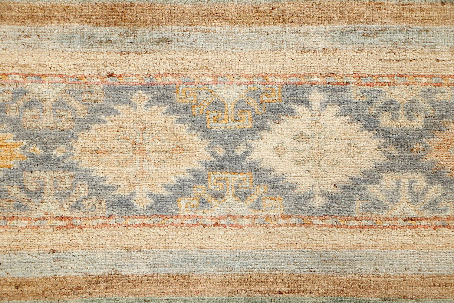 Khurjeen Persian Hand Knotted Wool Runner Multicolor 2'6" x 7'6"