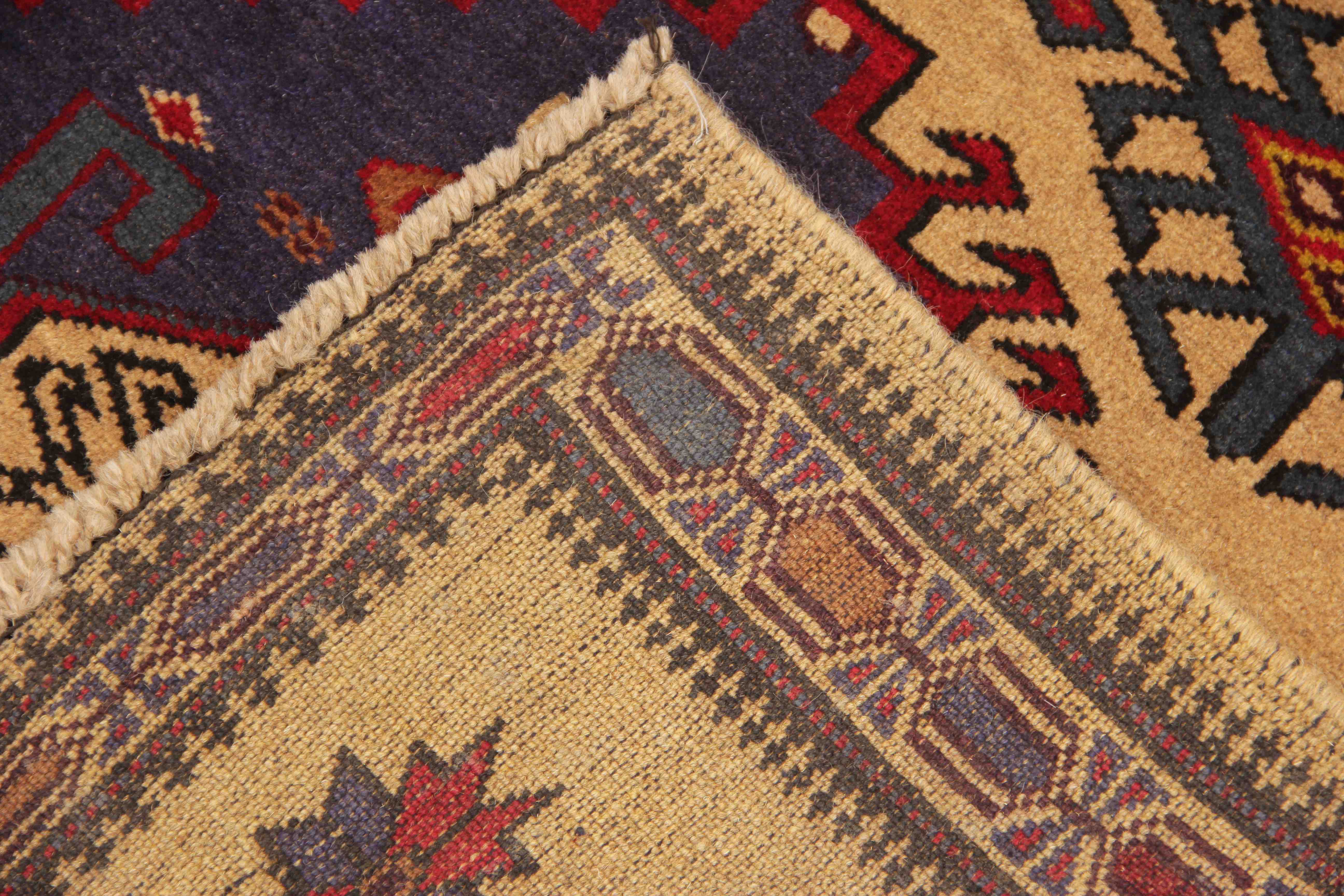 Handmade Adraskan Baluchi Afghan Rug