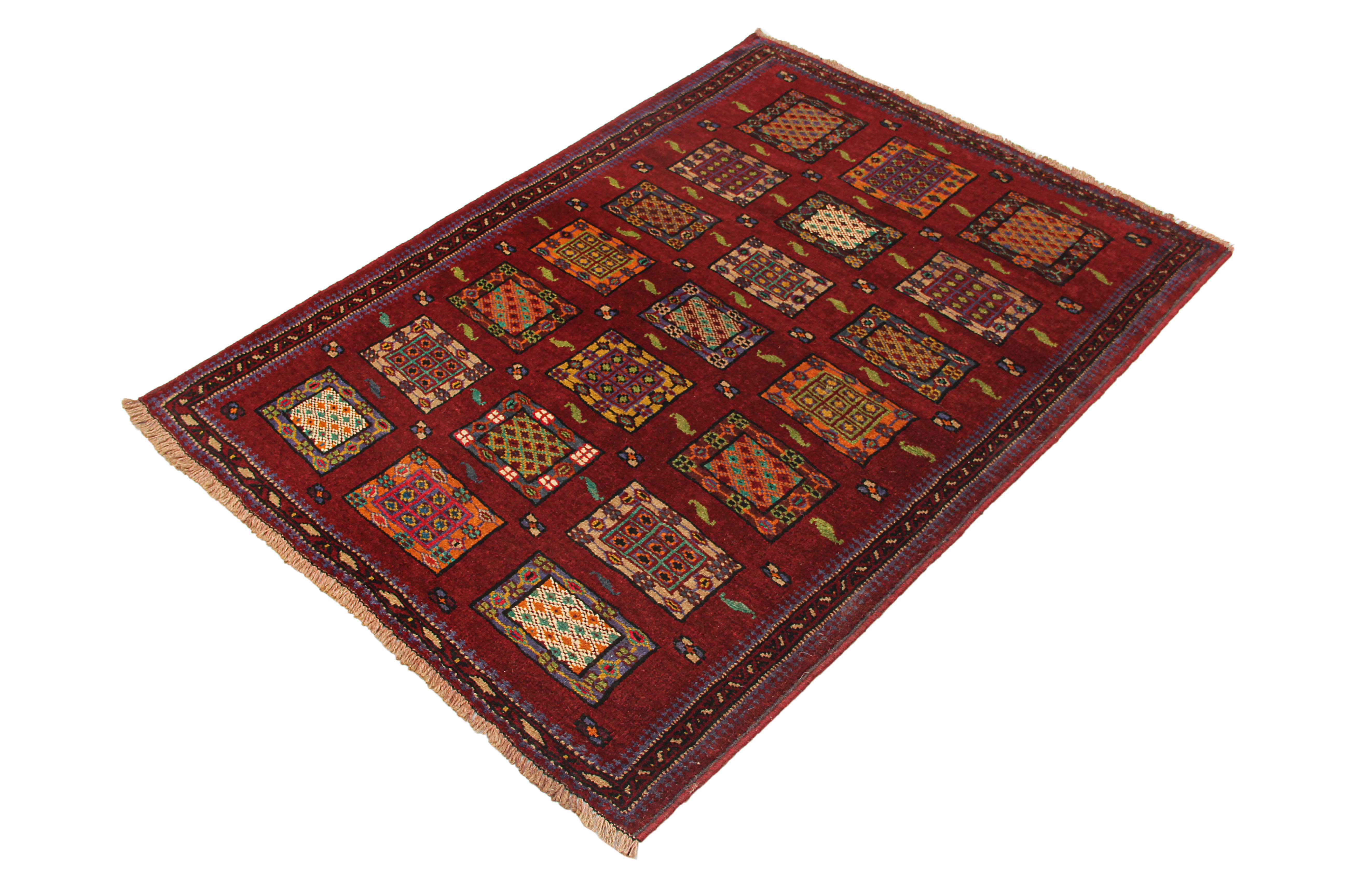 Handmade Adraskan Baluchi Afghan Rug