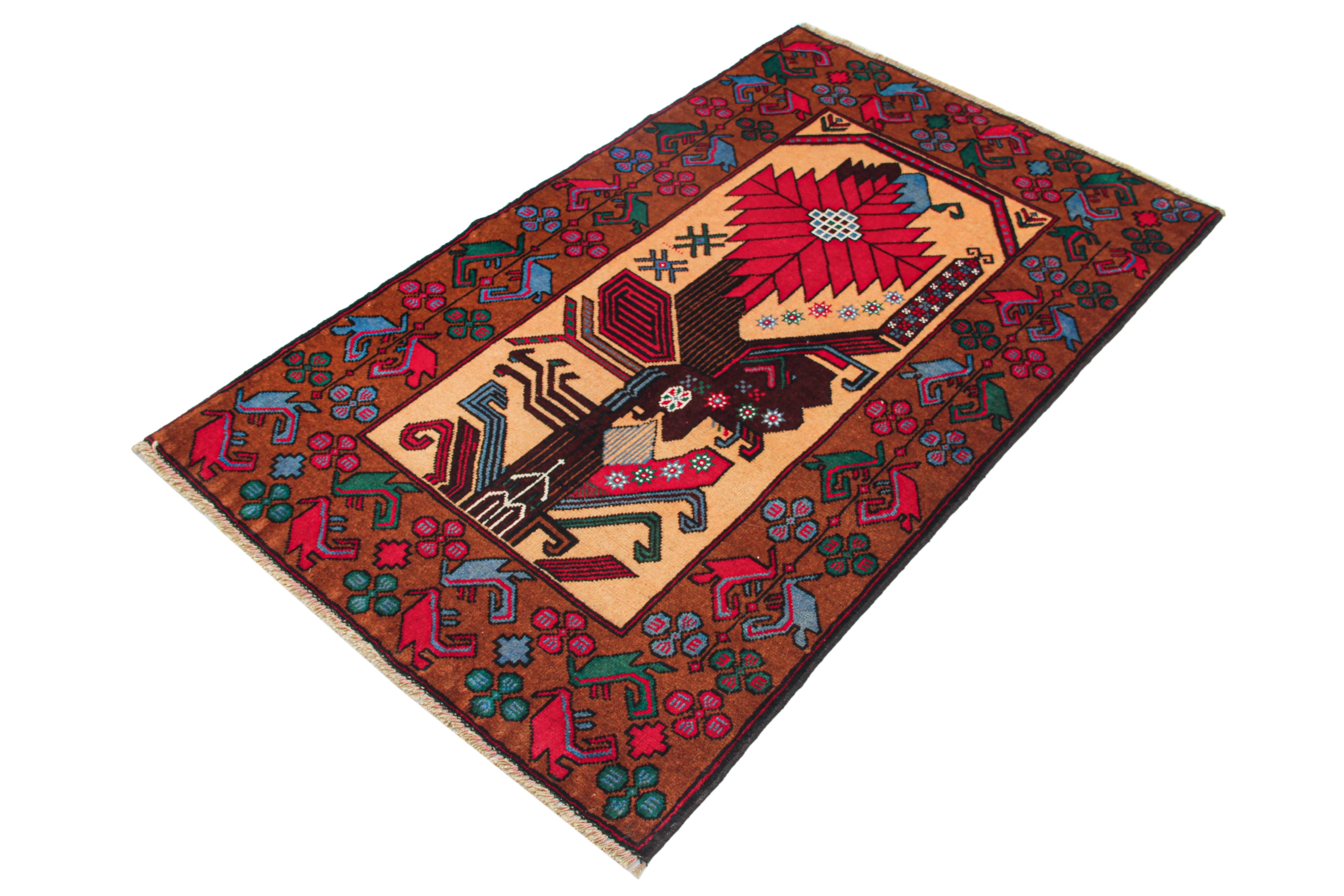 Handmade Adraskan Baluchi Afghan Rug