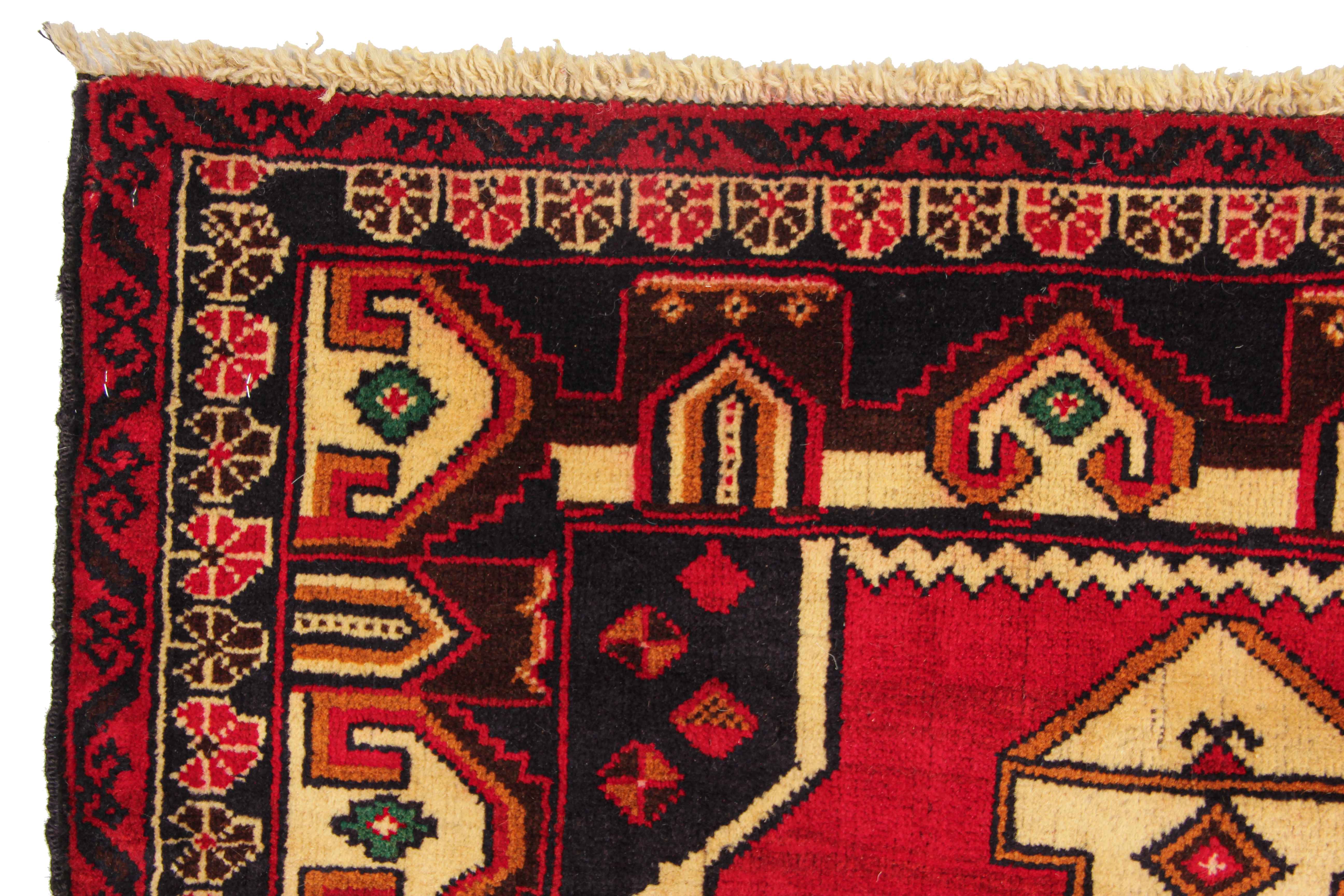 Handmade Adraskan Baluchi Afghan Rug