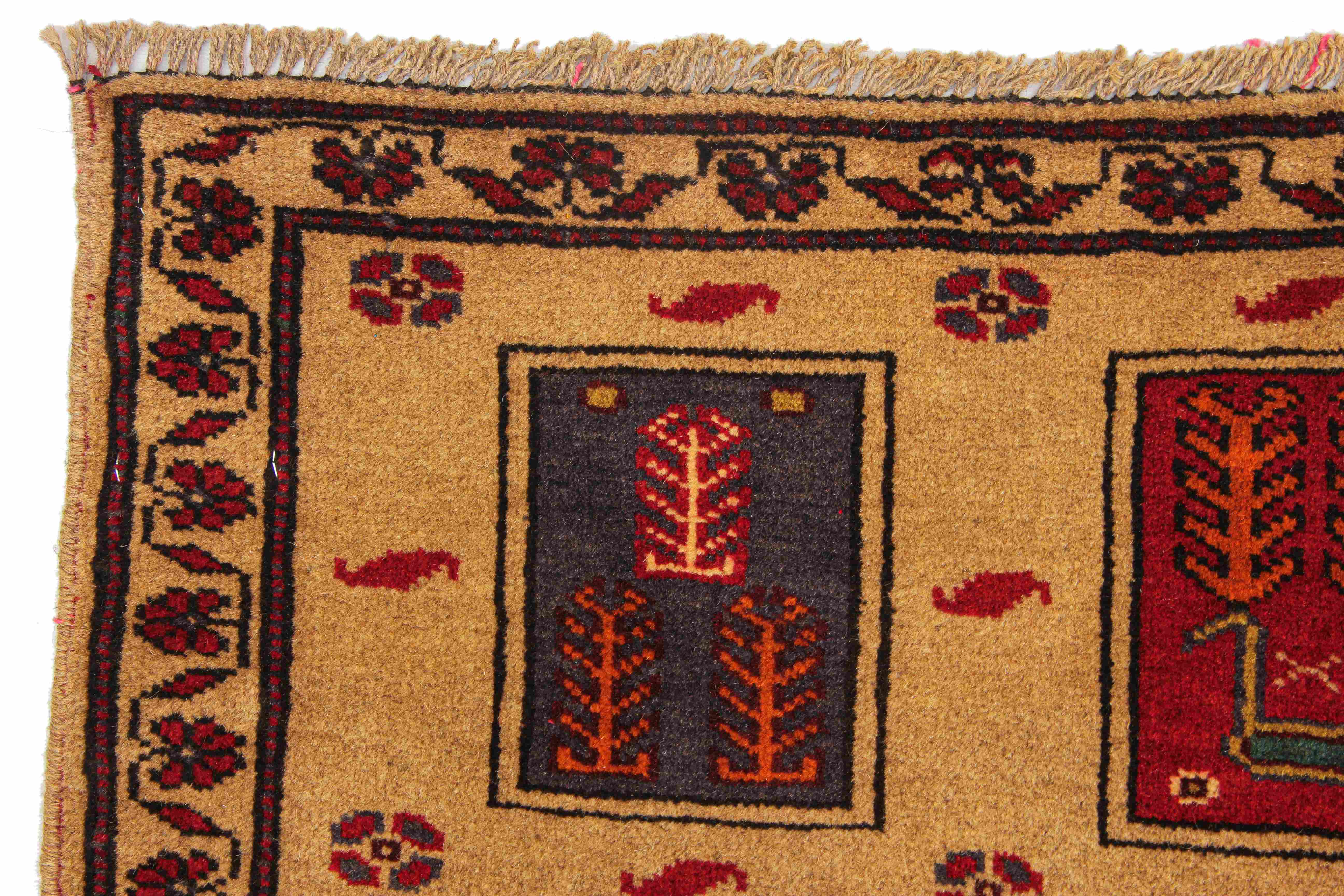 Handmade Adraskan Baluchi Afghan Rug
