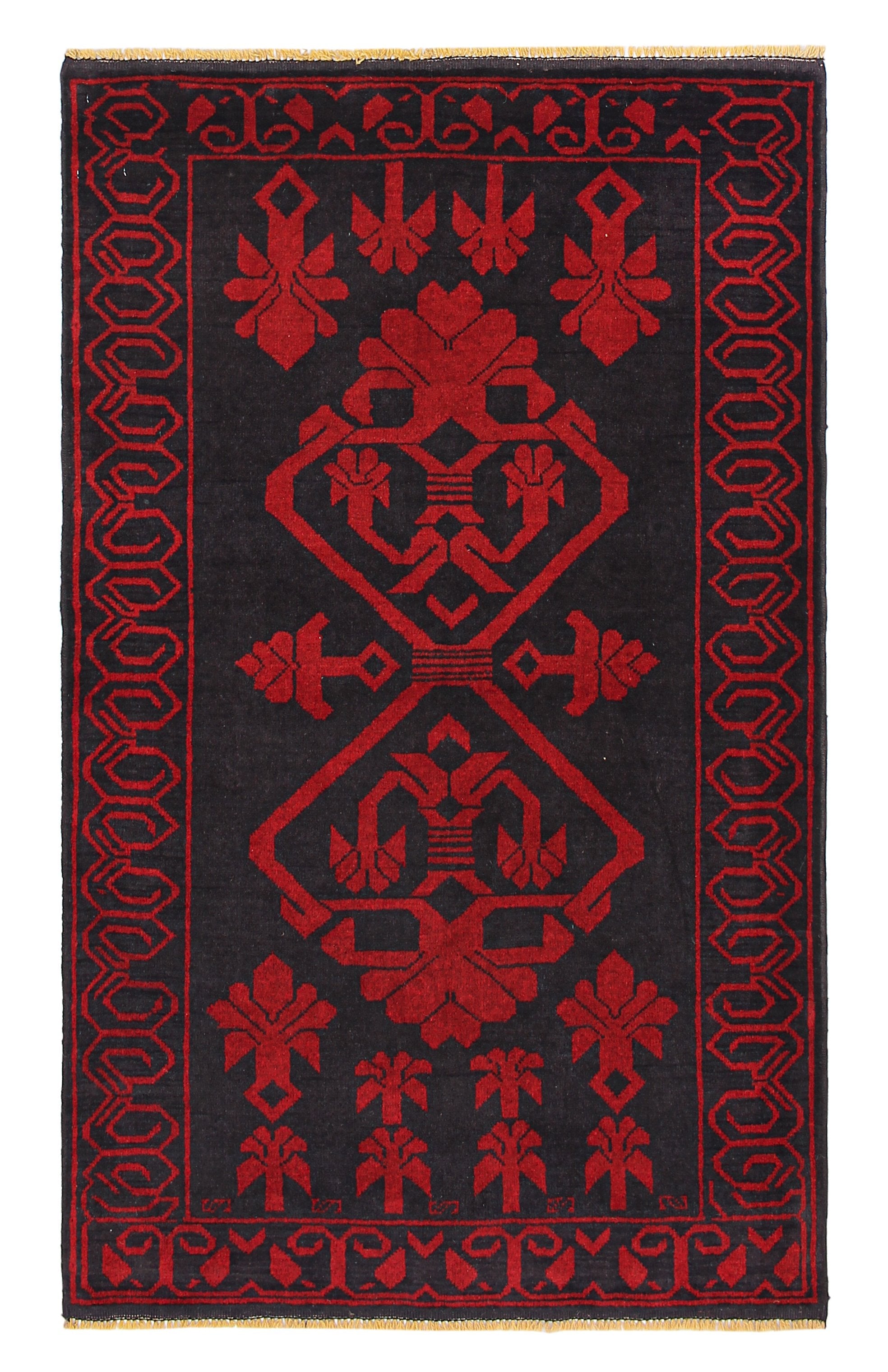 Handmade Adraskan Baluchi Afghan Rug