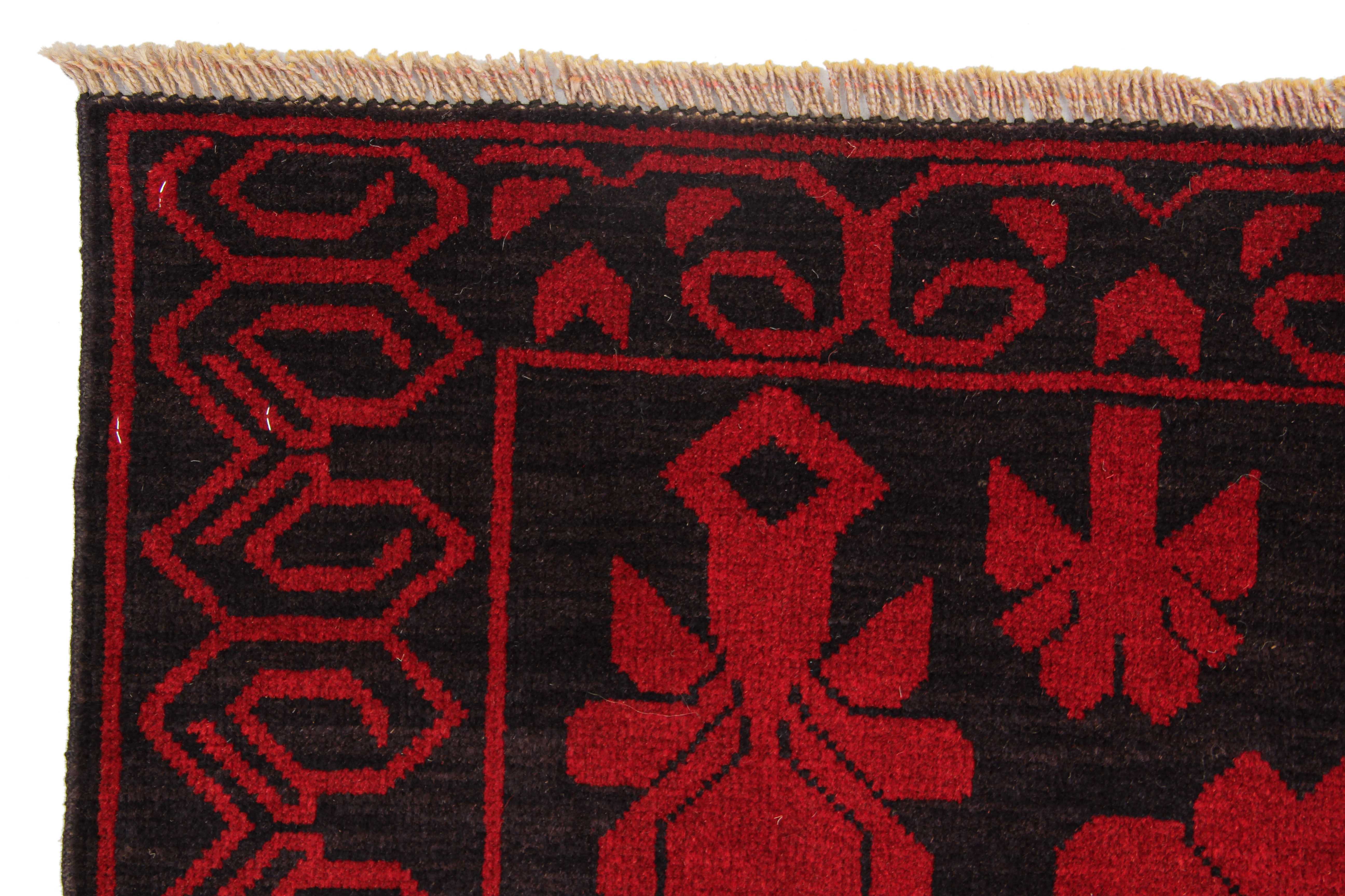 Handmade Adraskan Baluchi Afghan Rug