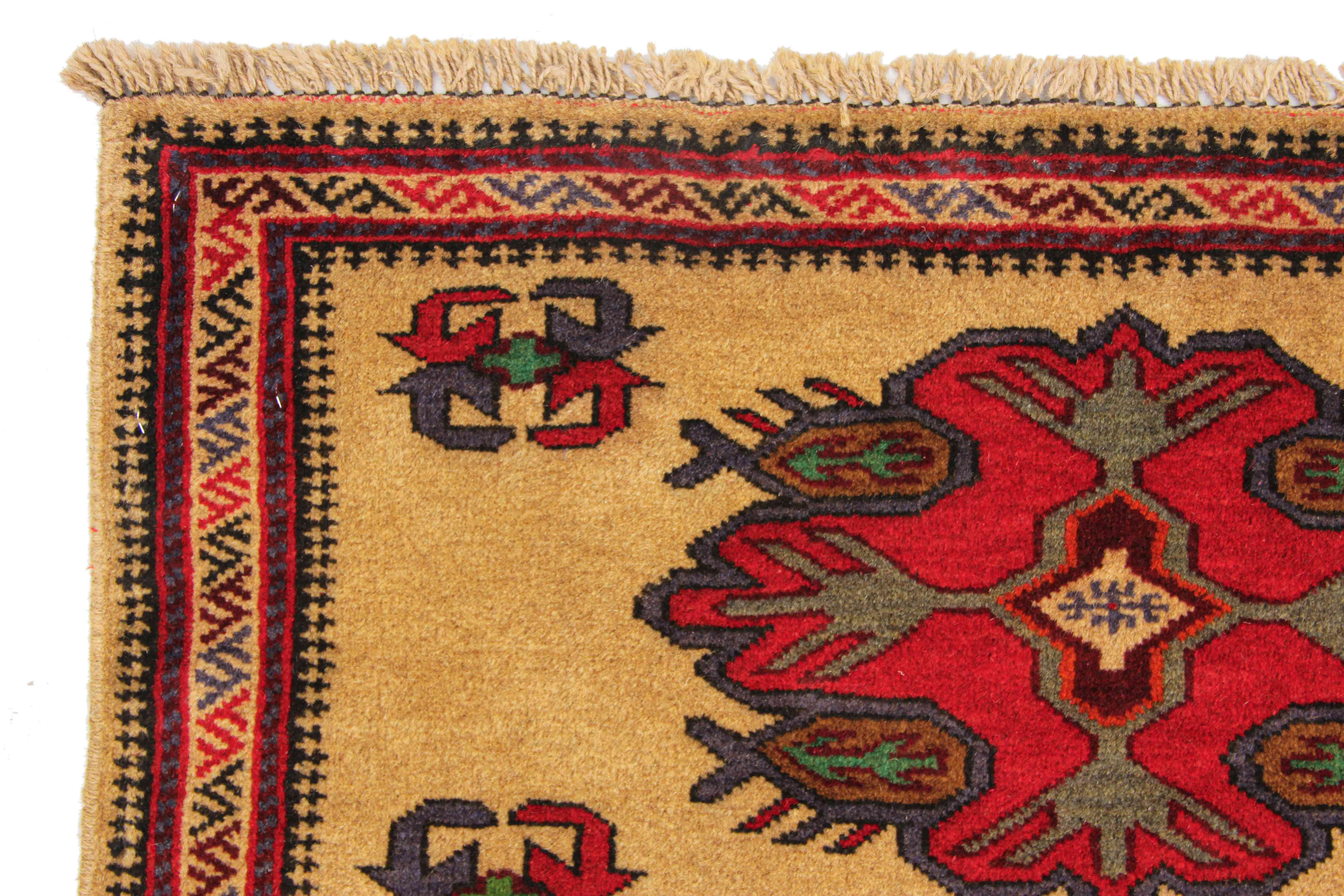 Handmade Adraskan Baluchi Afghan Rug