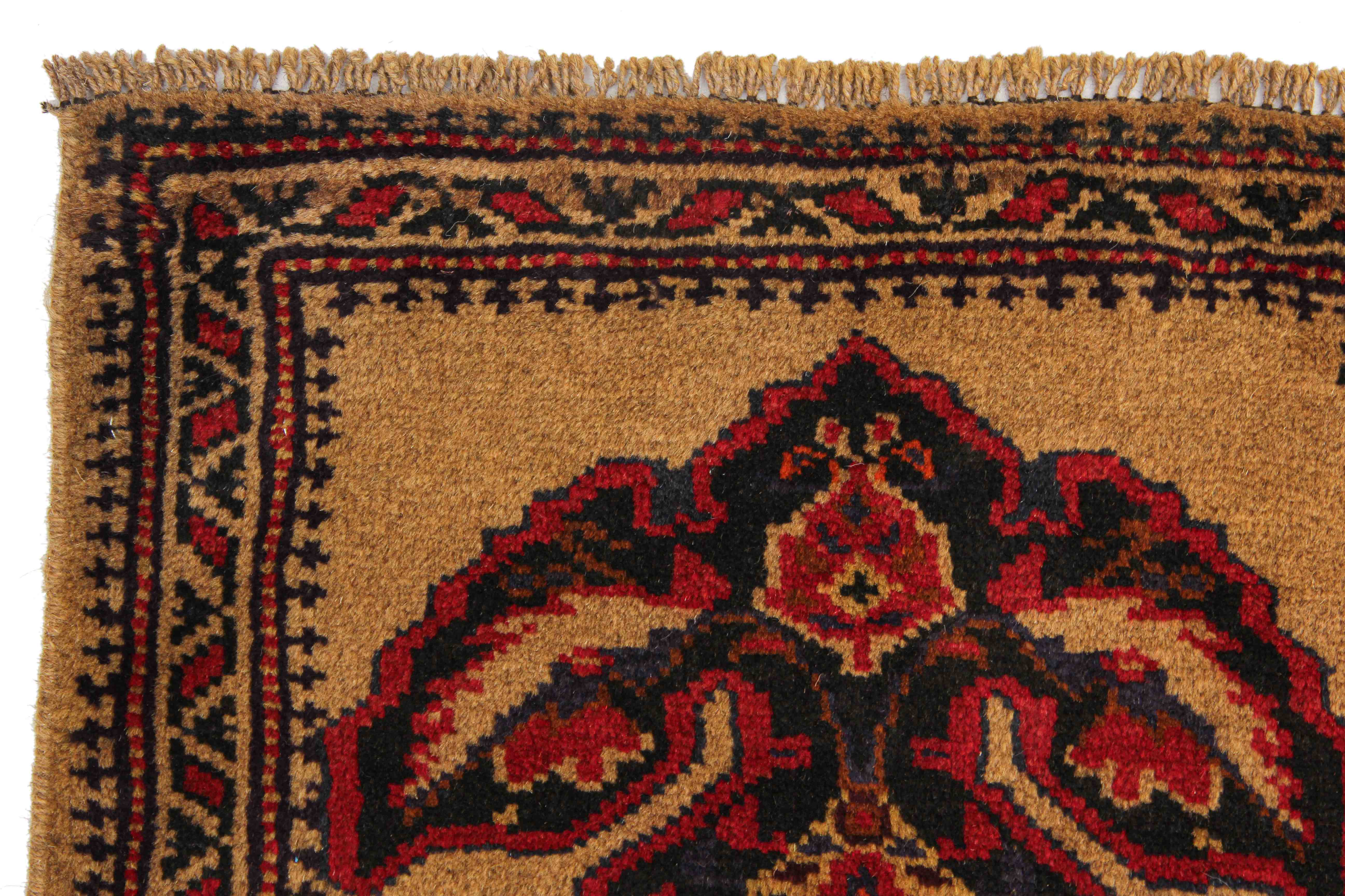 Handmade Adraskan Baluchi Afghan Rug