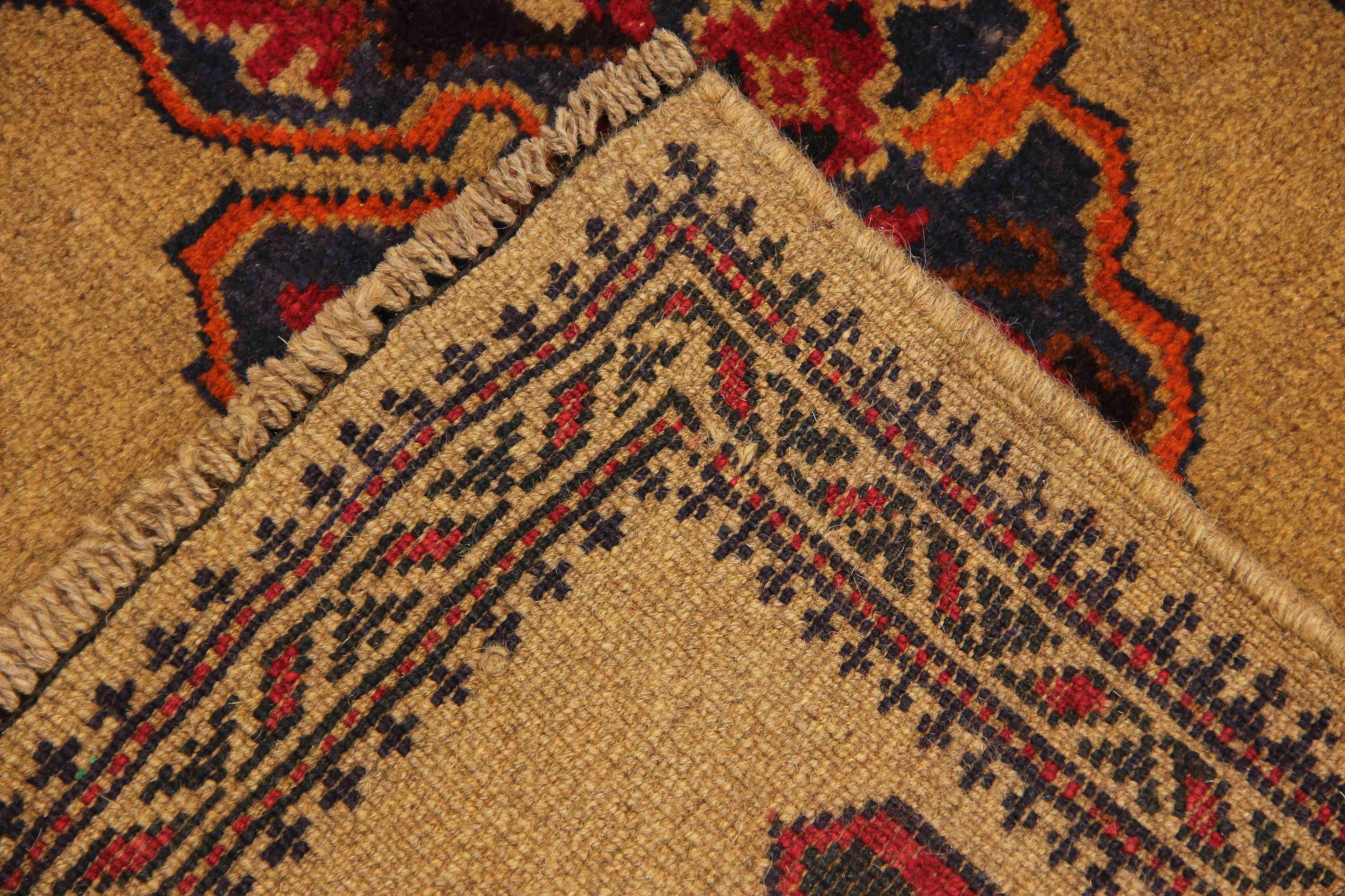 Handmade Adraskan Baluchi Afghan Rug