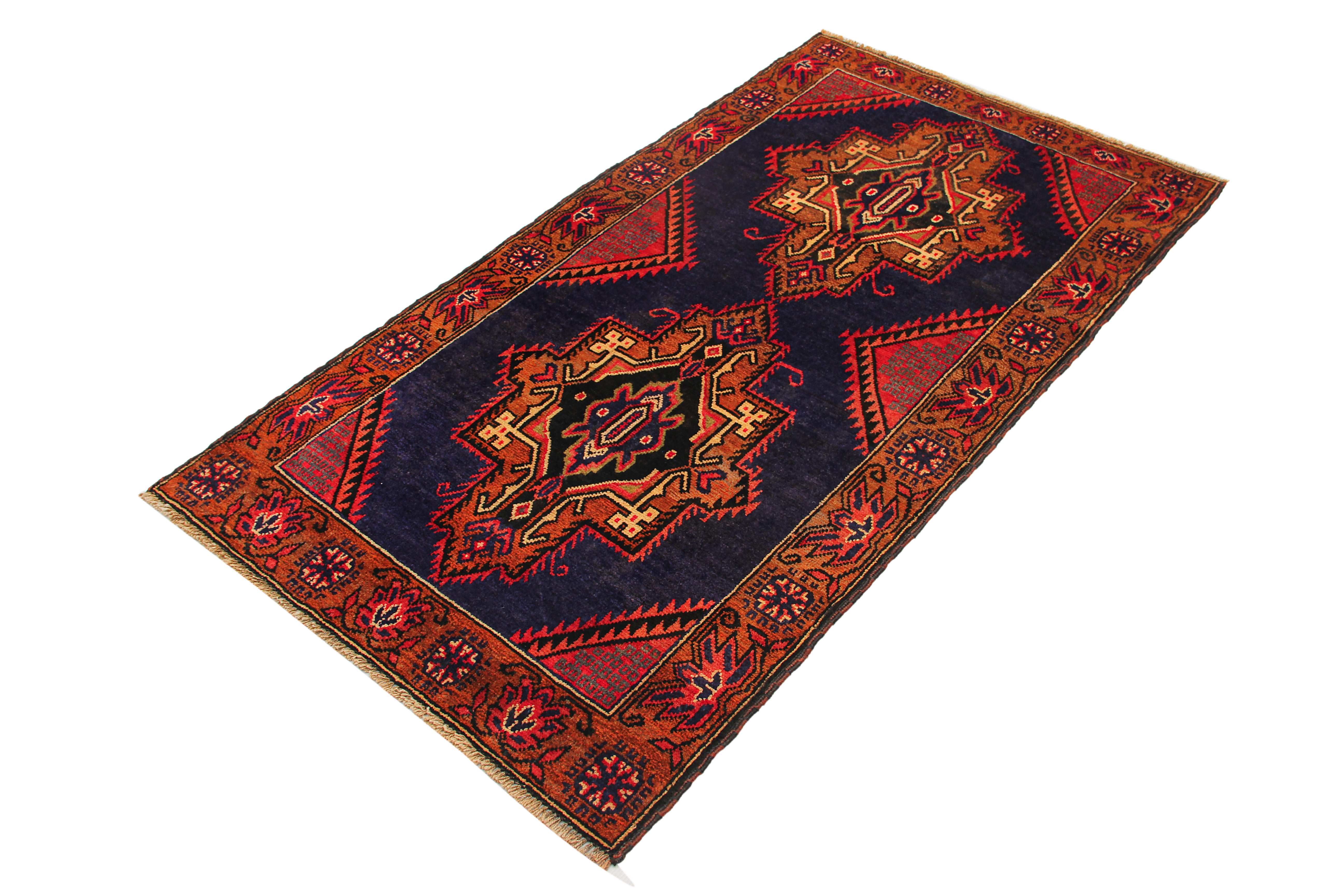 Handmade Adraskan Baluchi Afghan Rug