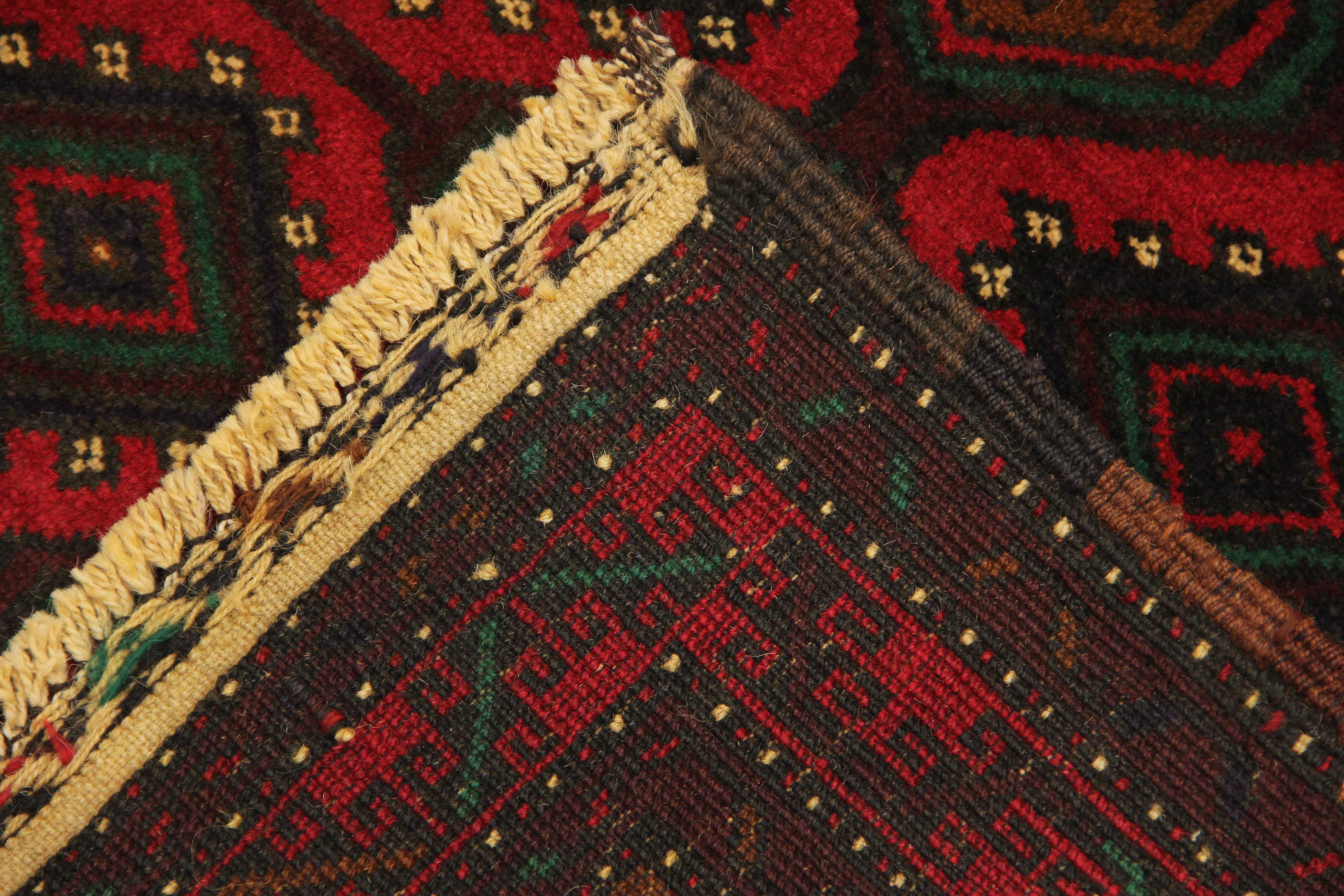 Handmade Adraskan Baluchi Afghan Rug