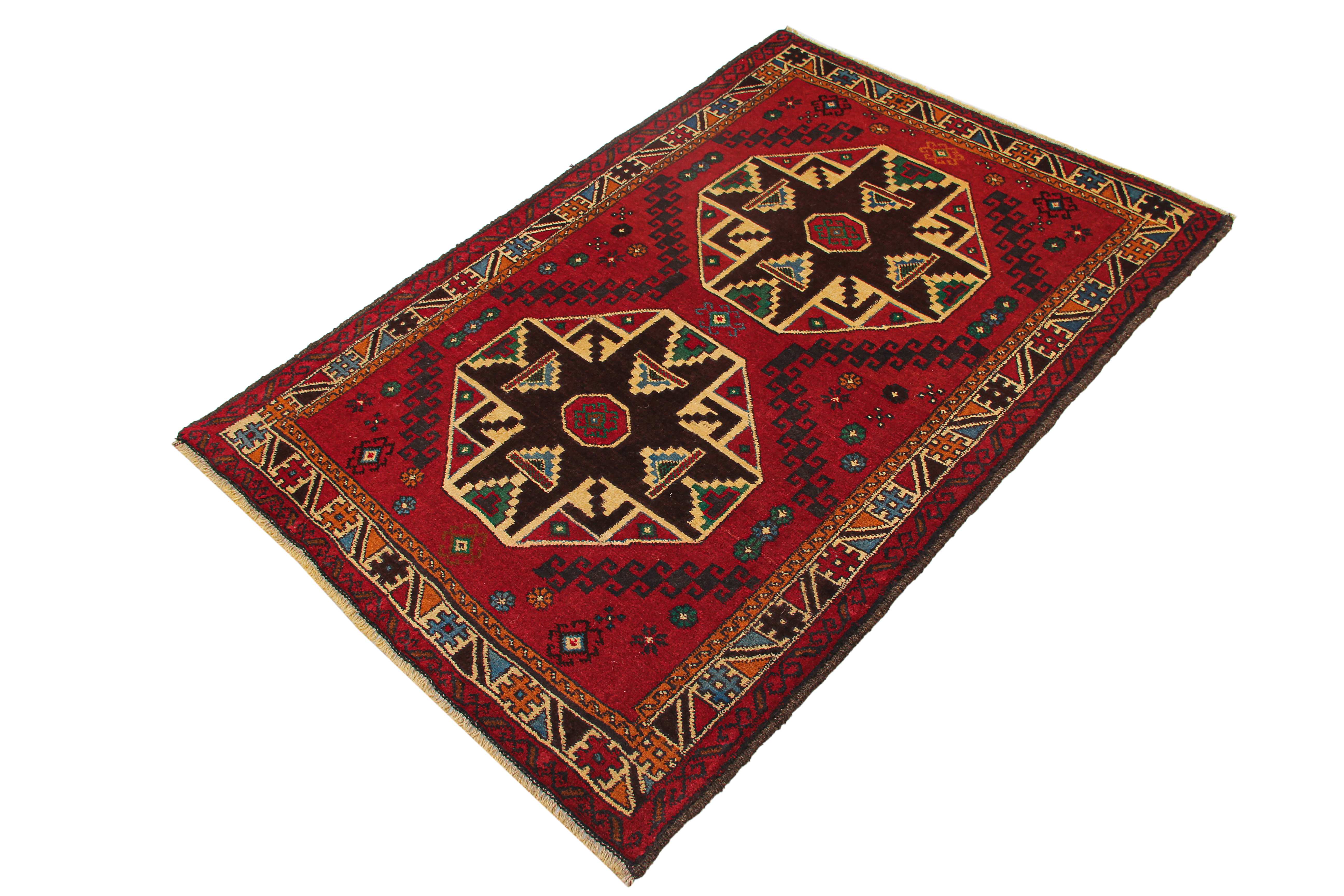 Handmade Adraskan Baluchi Afghan Rug