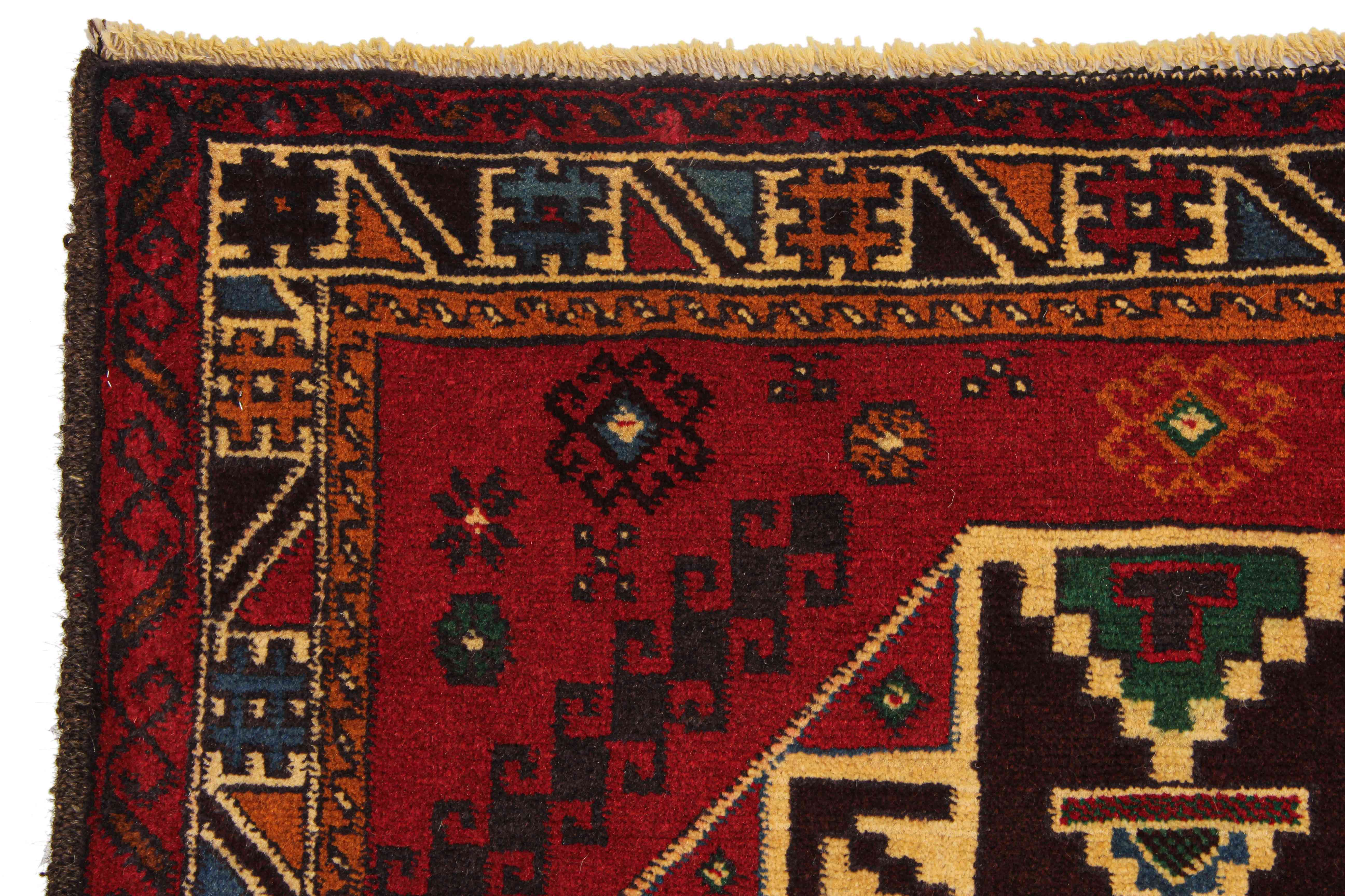 Handmade Adraskan Baluchi Afghan Rug