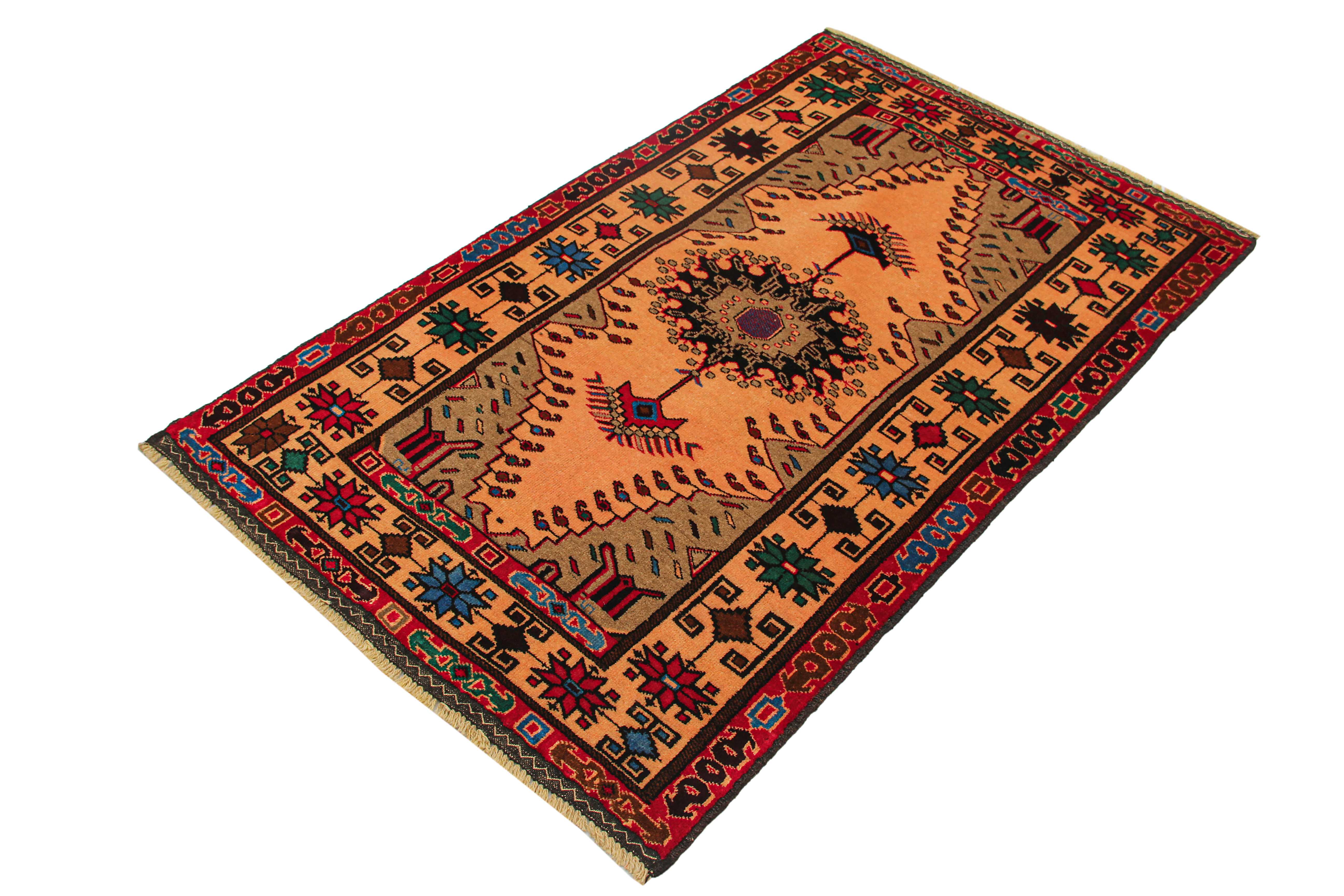Handmade Adraskan Baluchi Afghan Rug