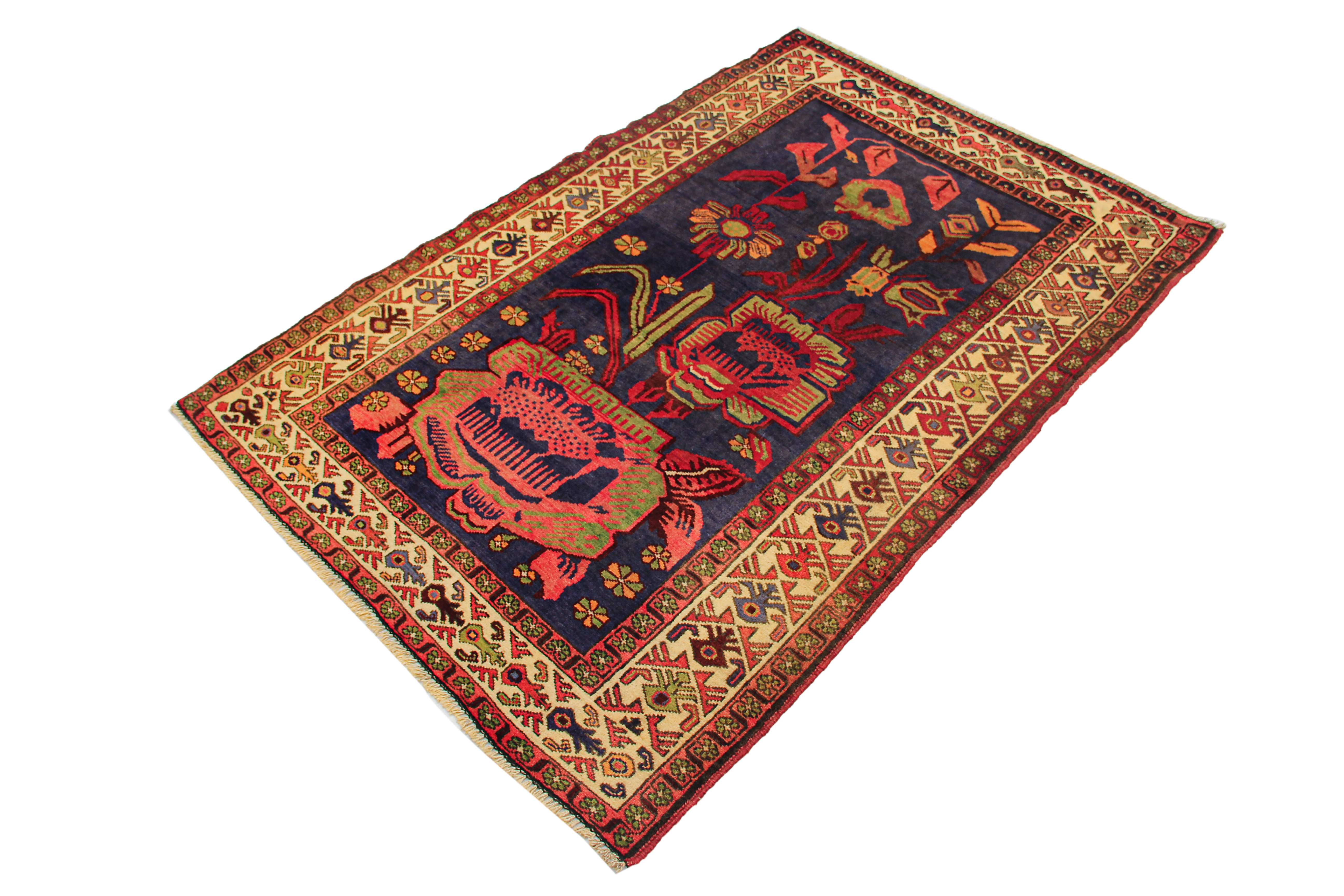 Handmade Adraskan Baluchi Afghan Rug