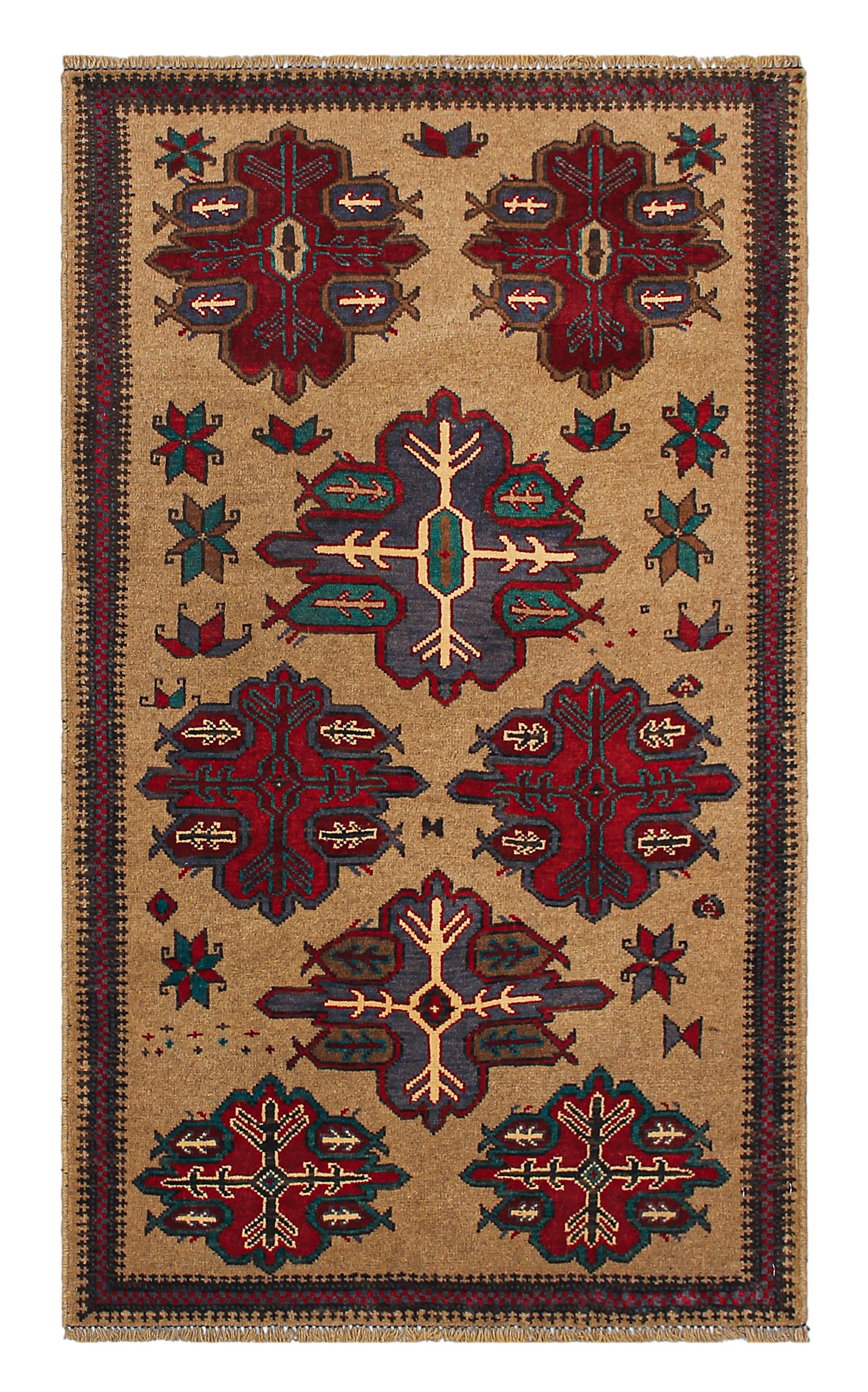 Handmade Adraskan Baluchi Afghan Rug