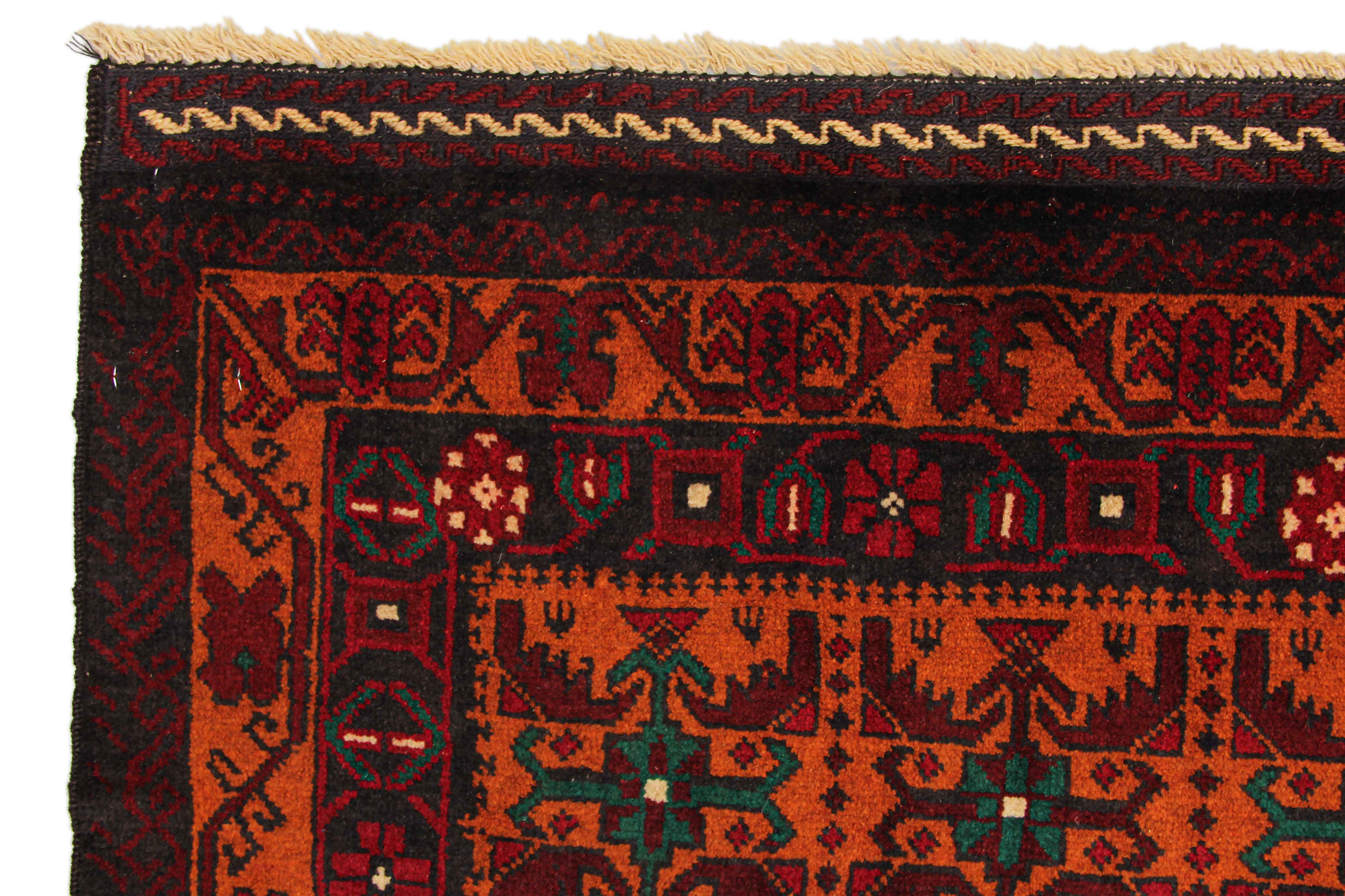 Handmade Adraskan Baluchi Afghan Rug