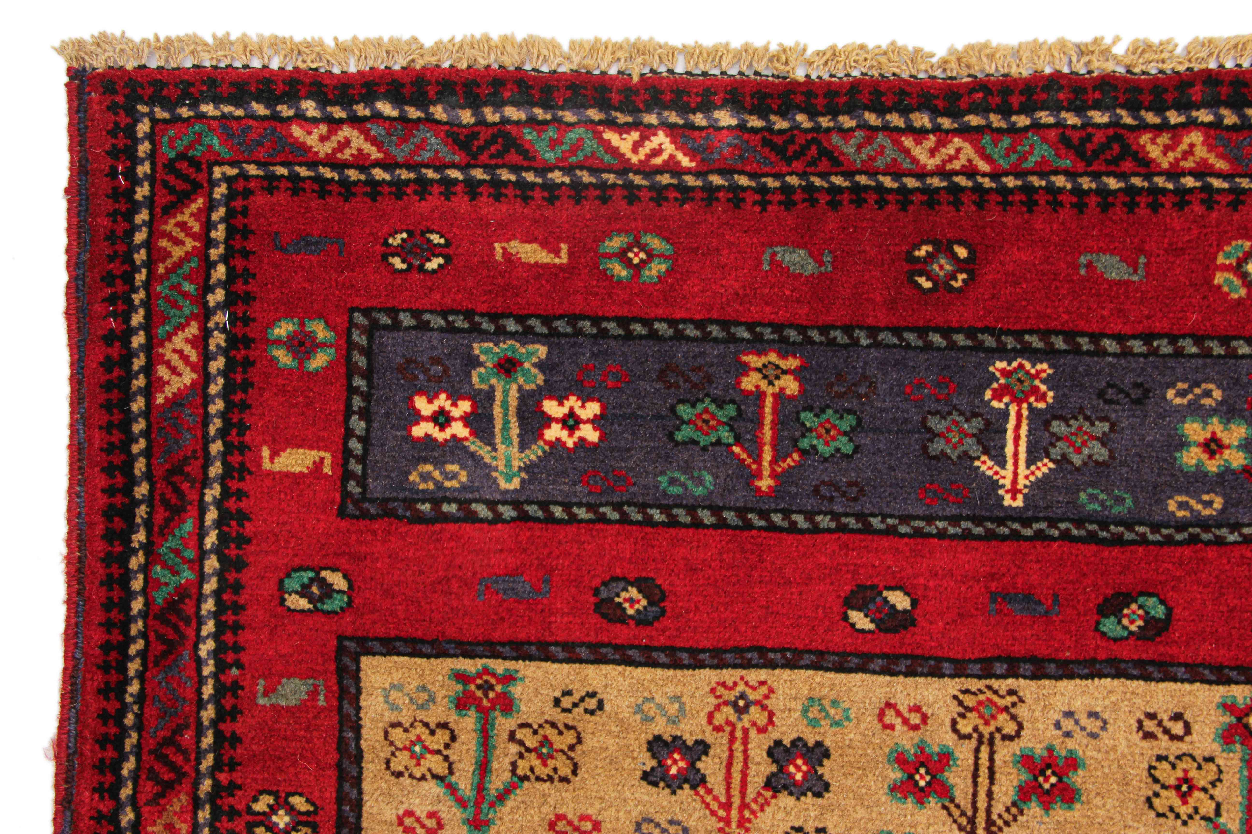 Handmade Adraskan Baluchi Afghan Rug