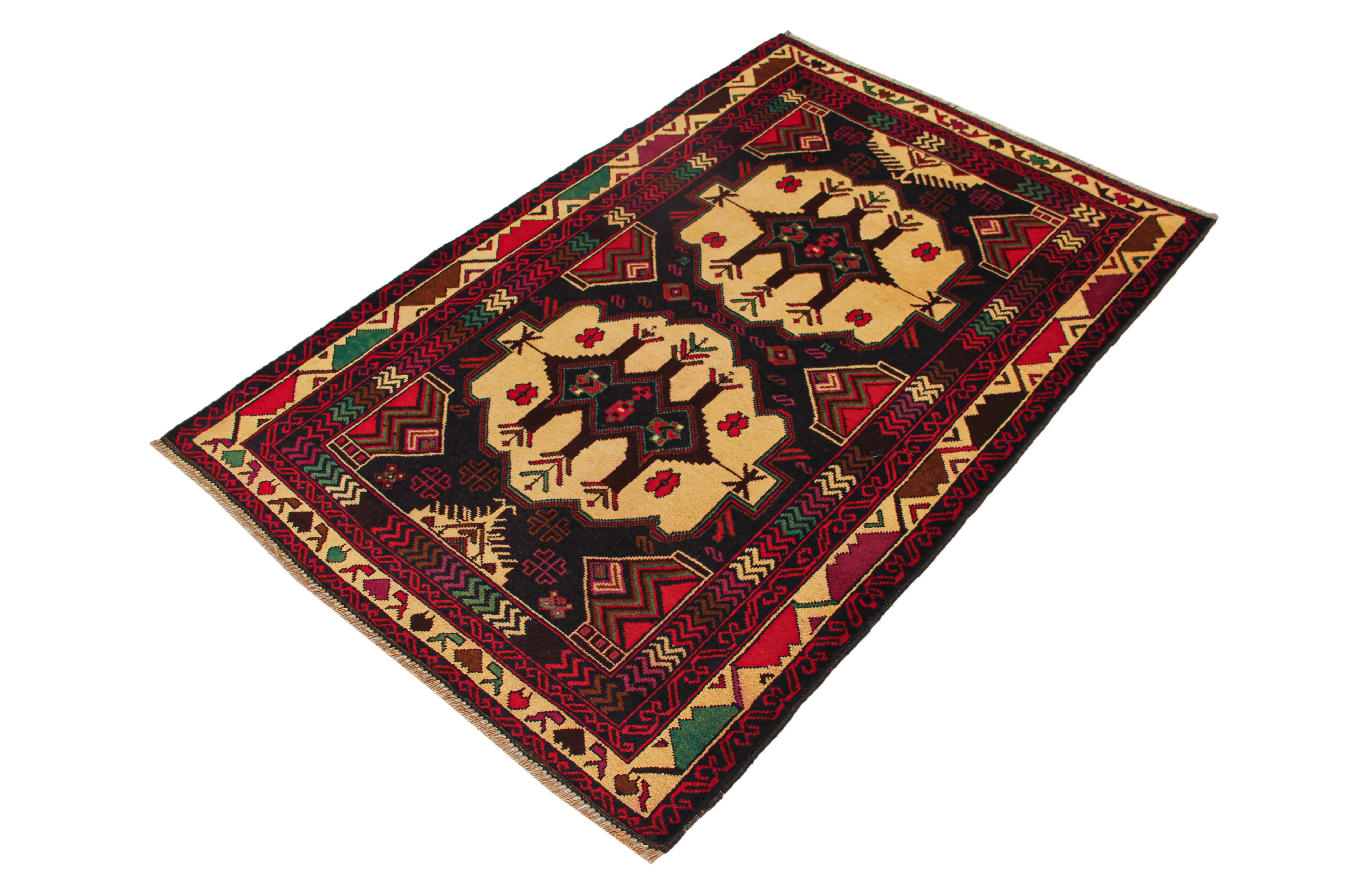 Handmade Adraskan Baluchi Afghan Rug