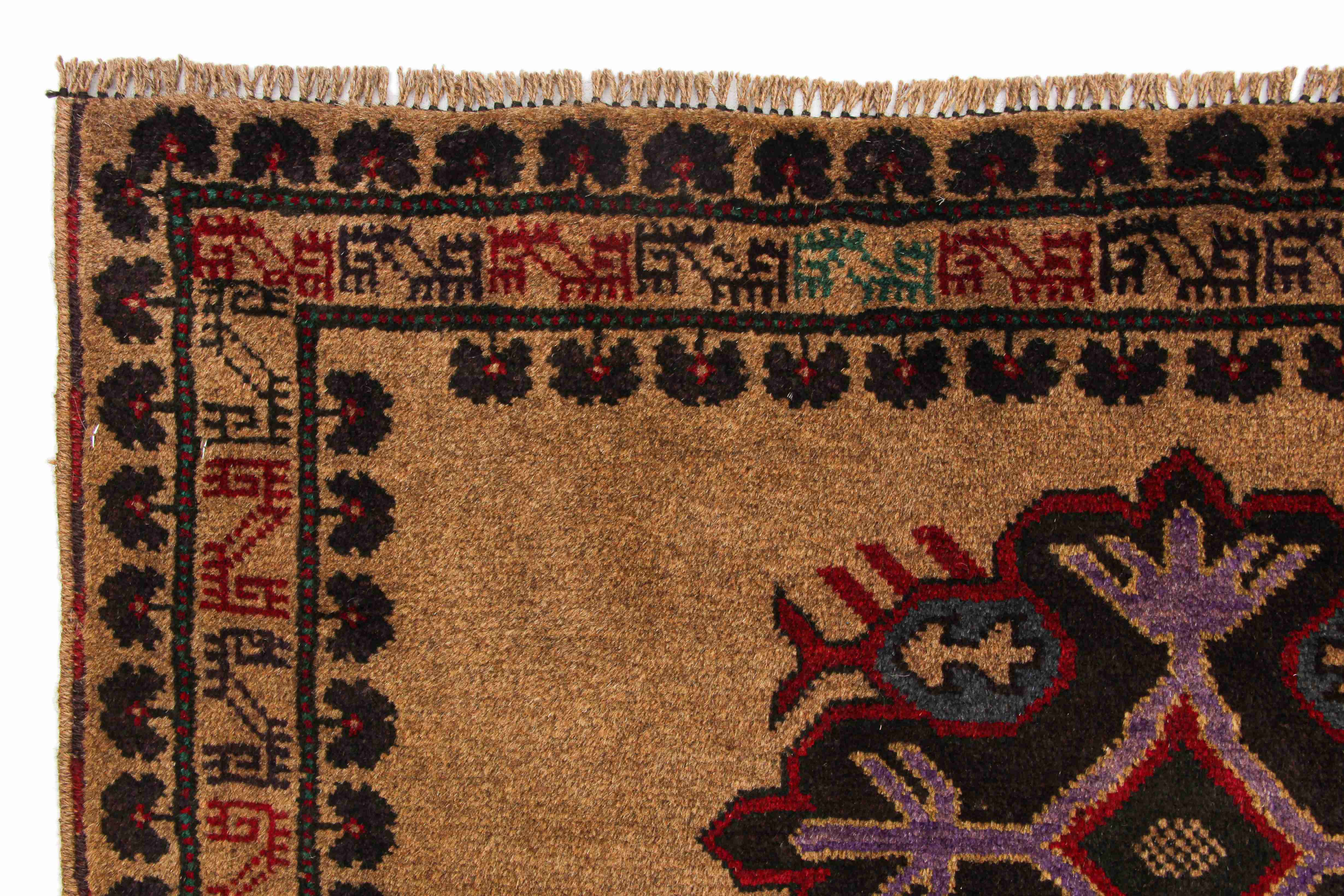 Handmade Adraskan Baluchi Afghan Rug
