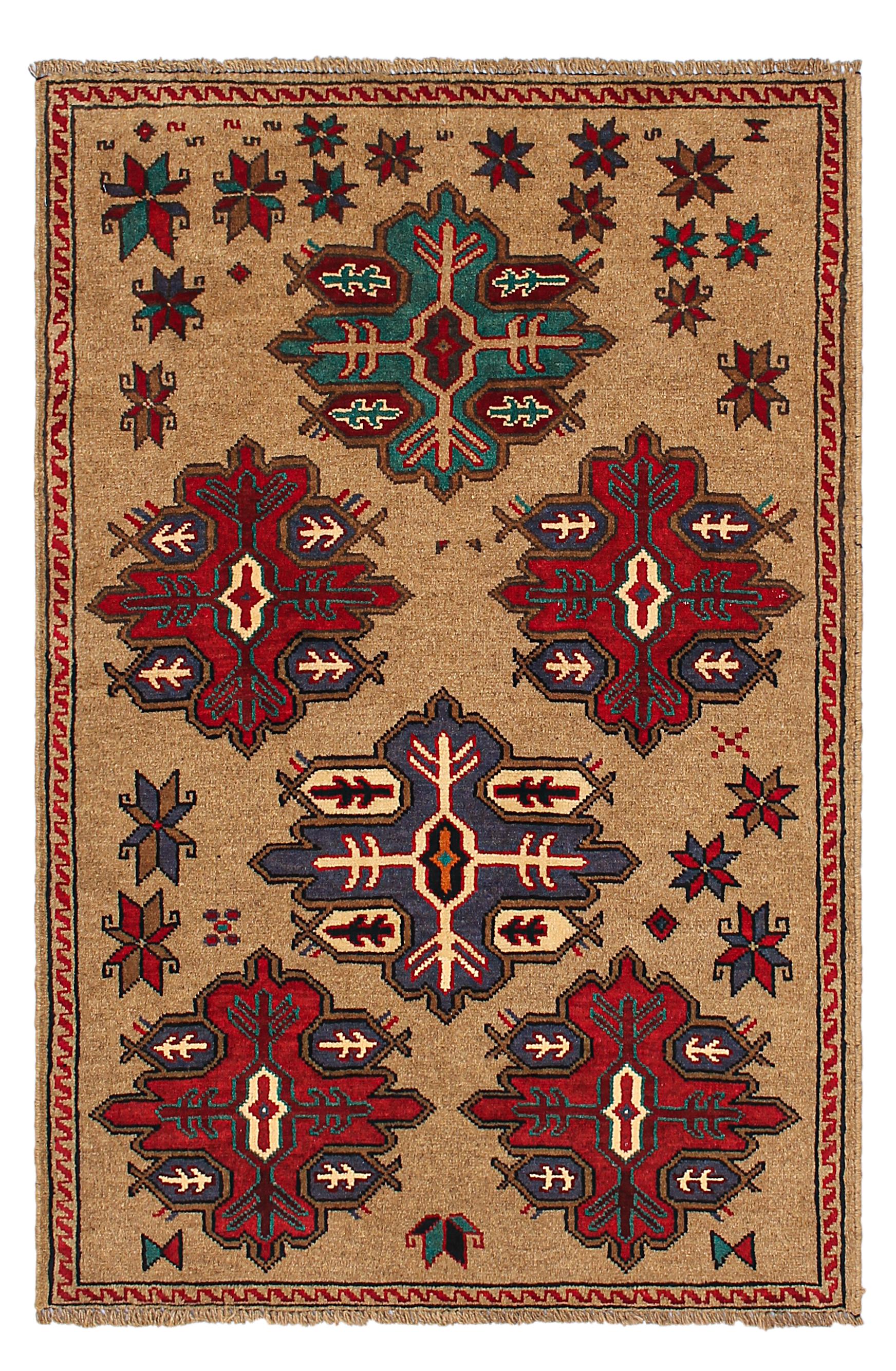 Handmade Adraskan Baluchi Afghan Rug