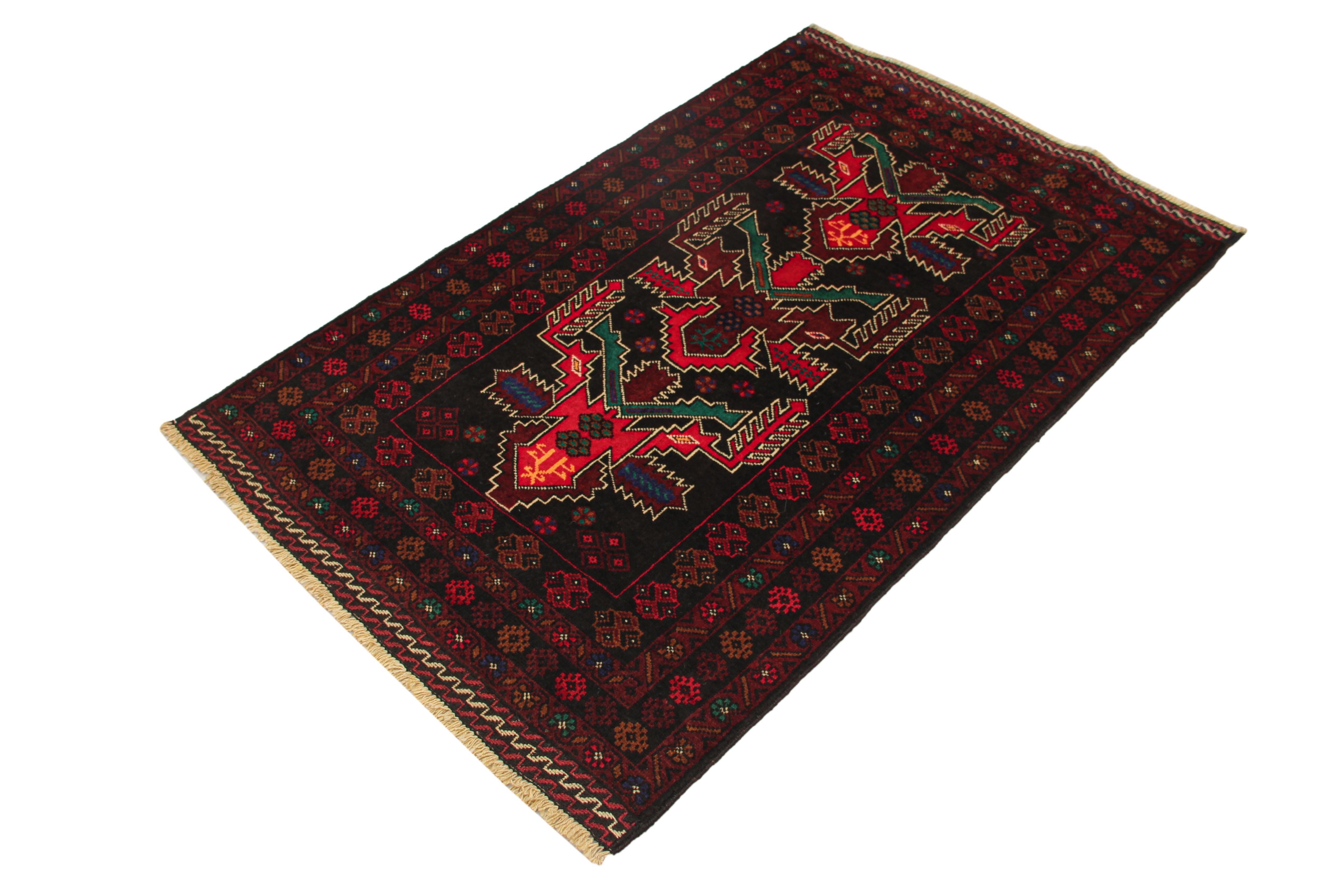 Handmade Adraskan Baluchi Afghan Rug