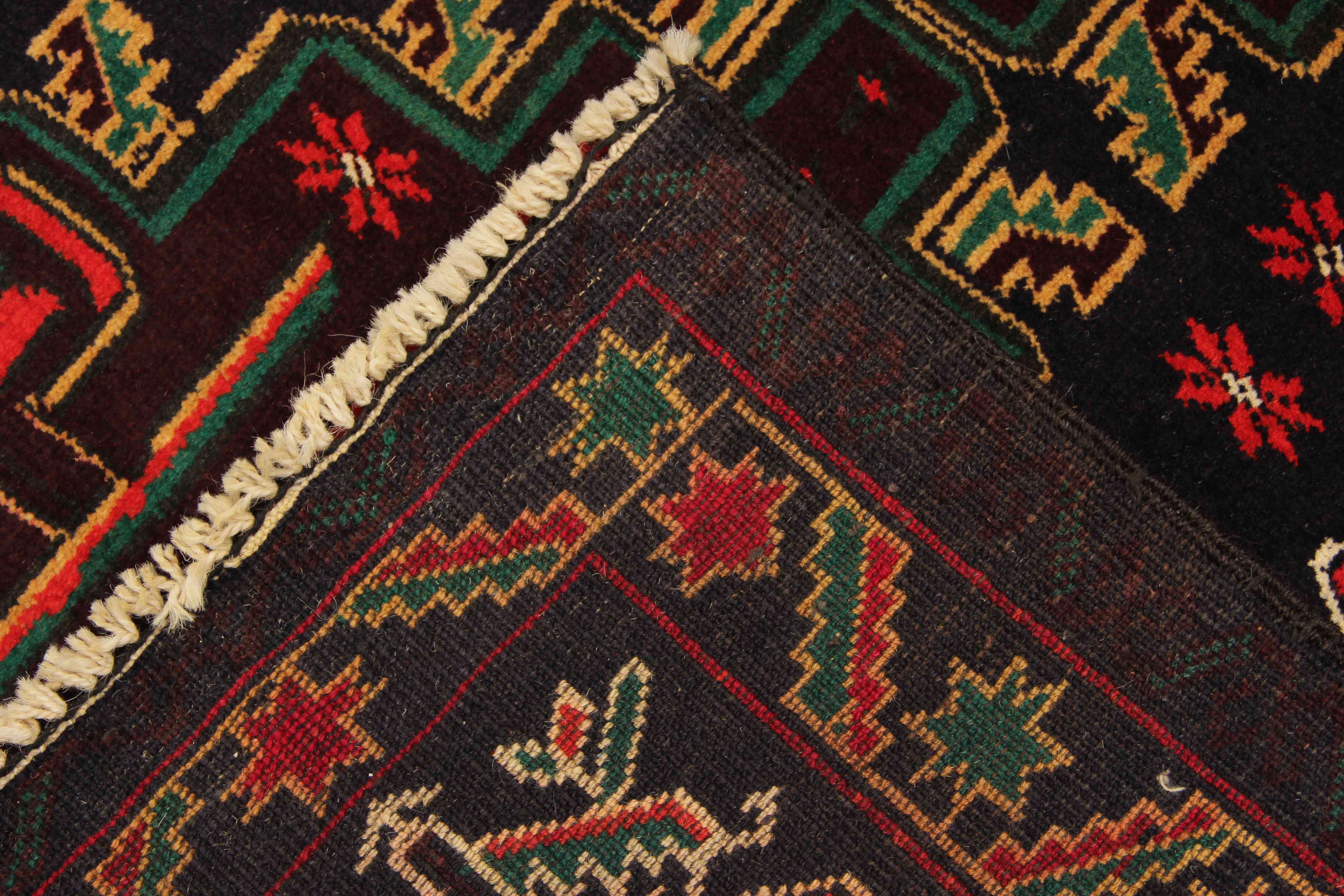 Handmade Adraskan Baluchi Afghan Rug