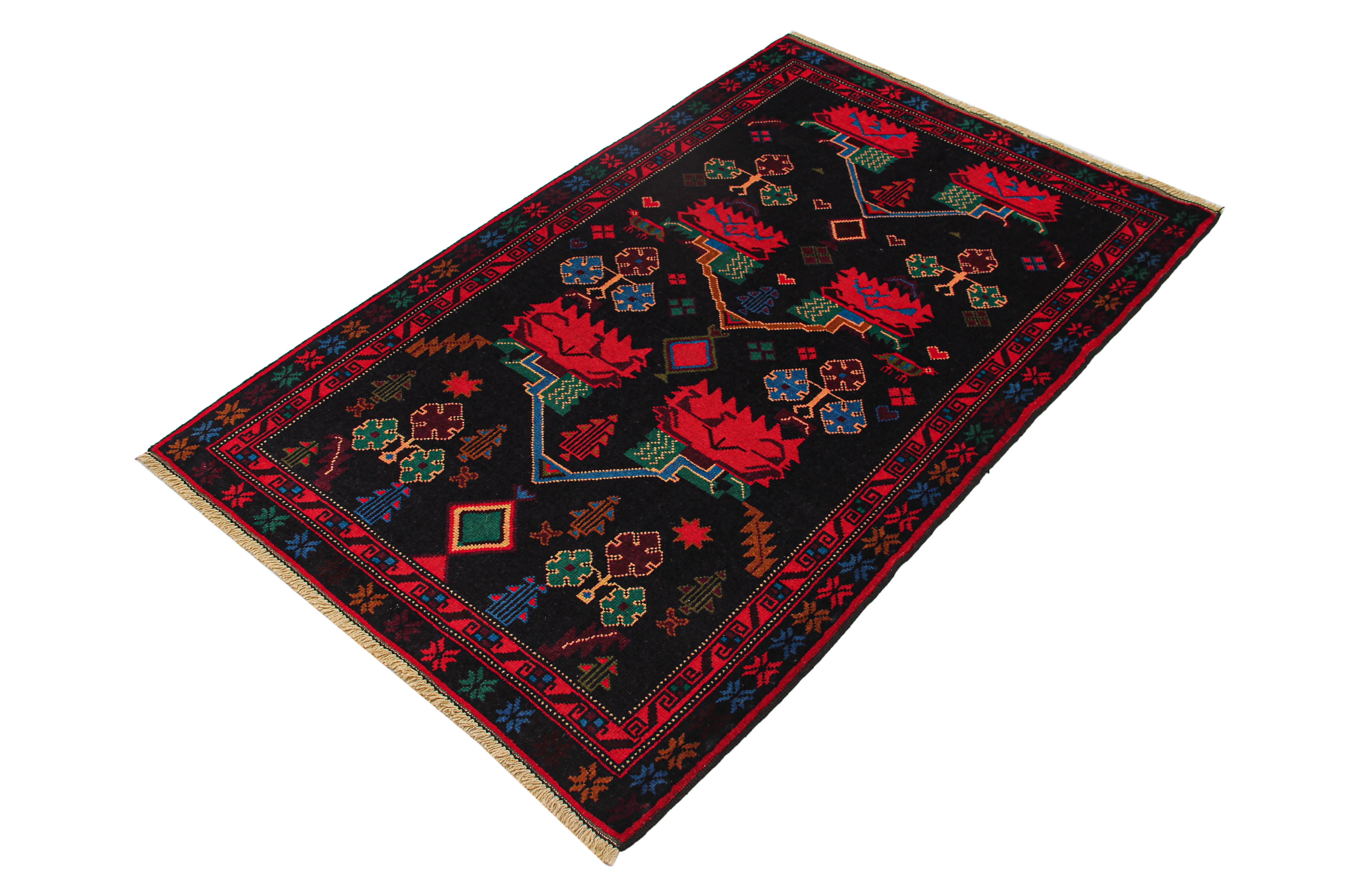 Handmade Adraskan Baluchi Afghan Rug