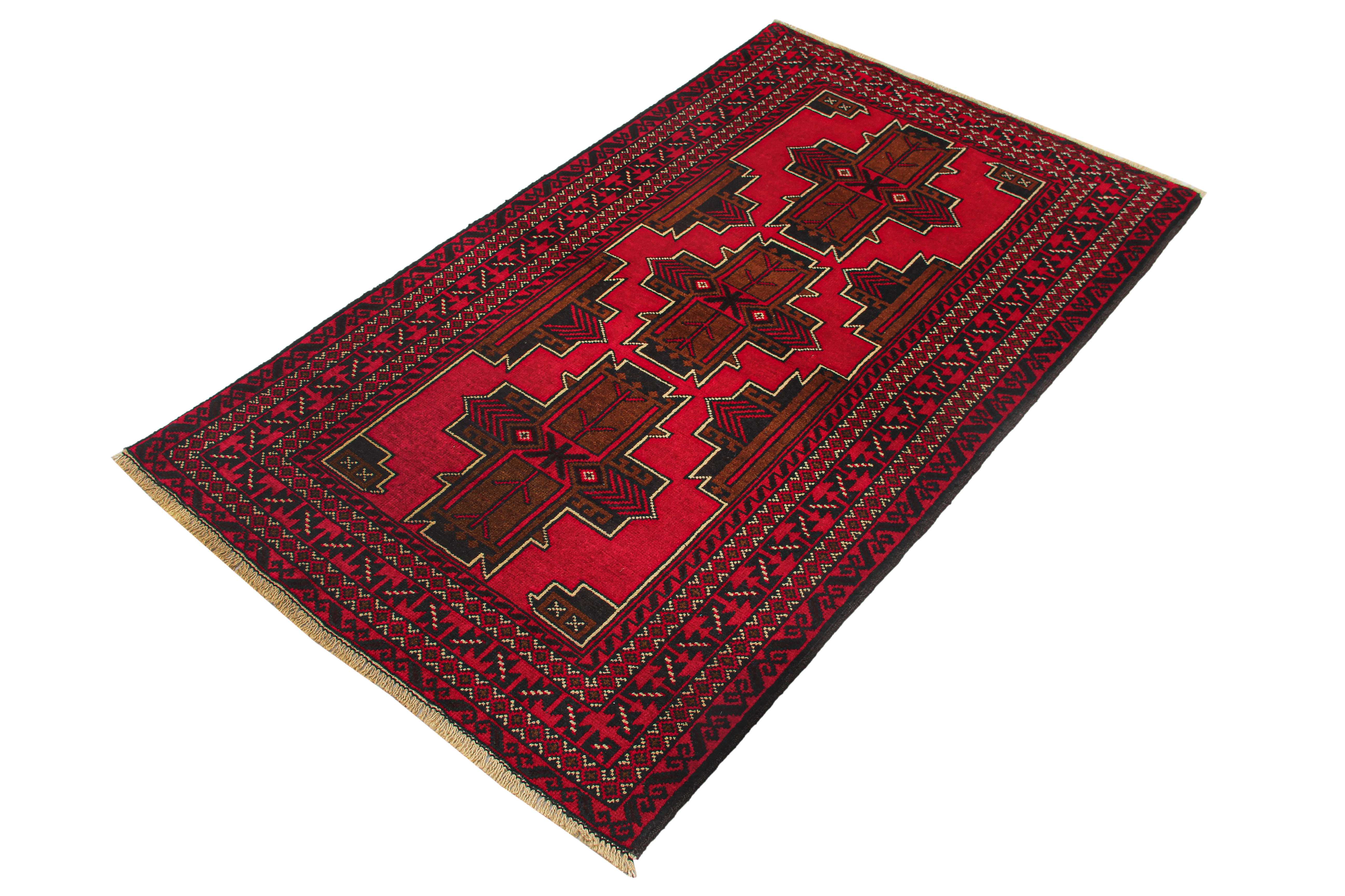 Handmade Adraskan Baluchi Afghan Rug