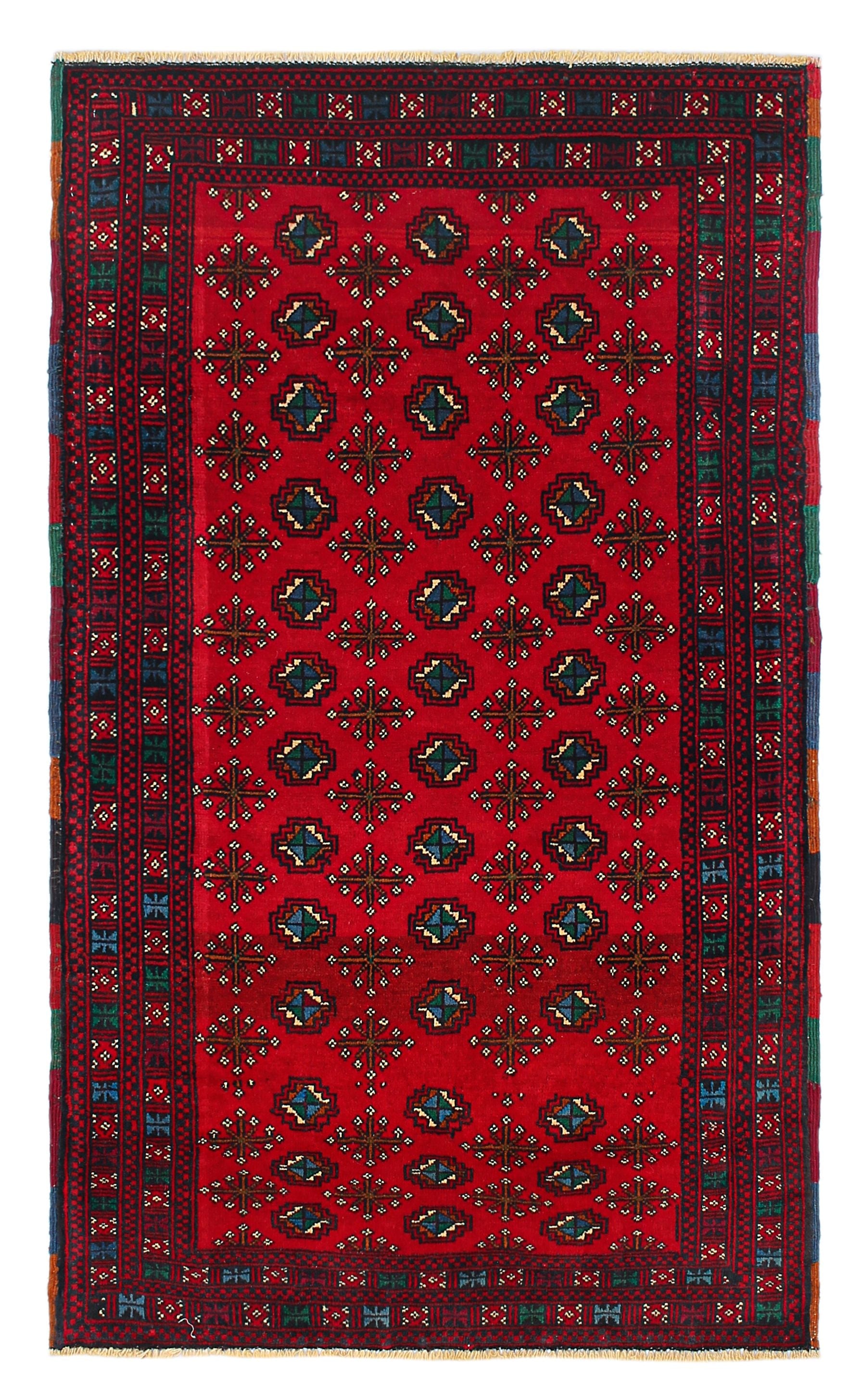 Handmade Adraskan Baluchi Afghan Rug