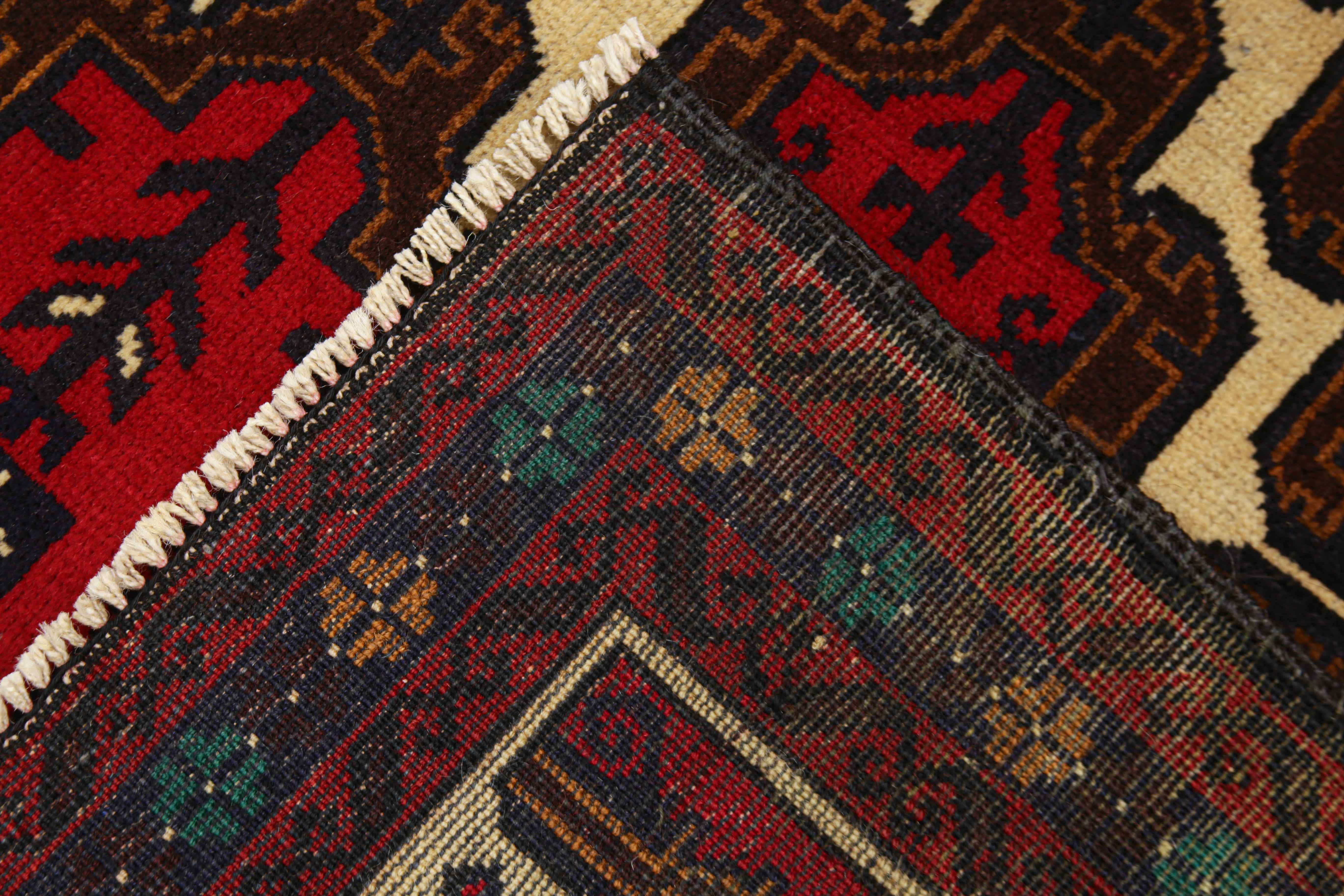 Handmade Adraskan Baluchi Afghan Rug