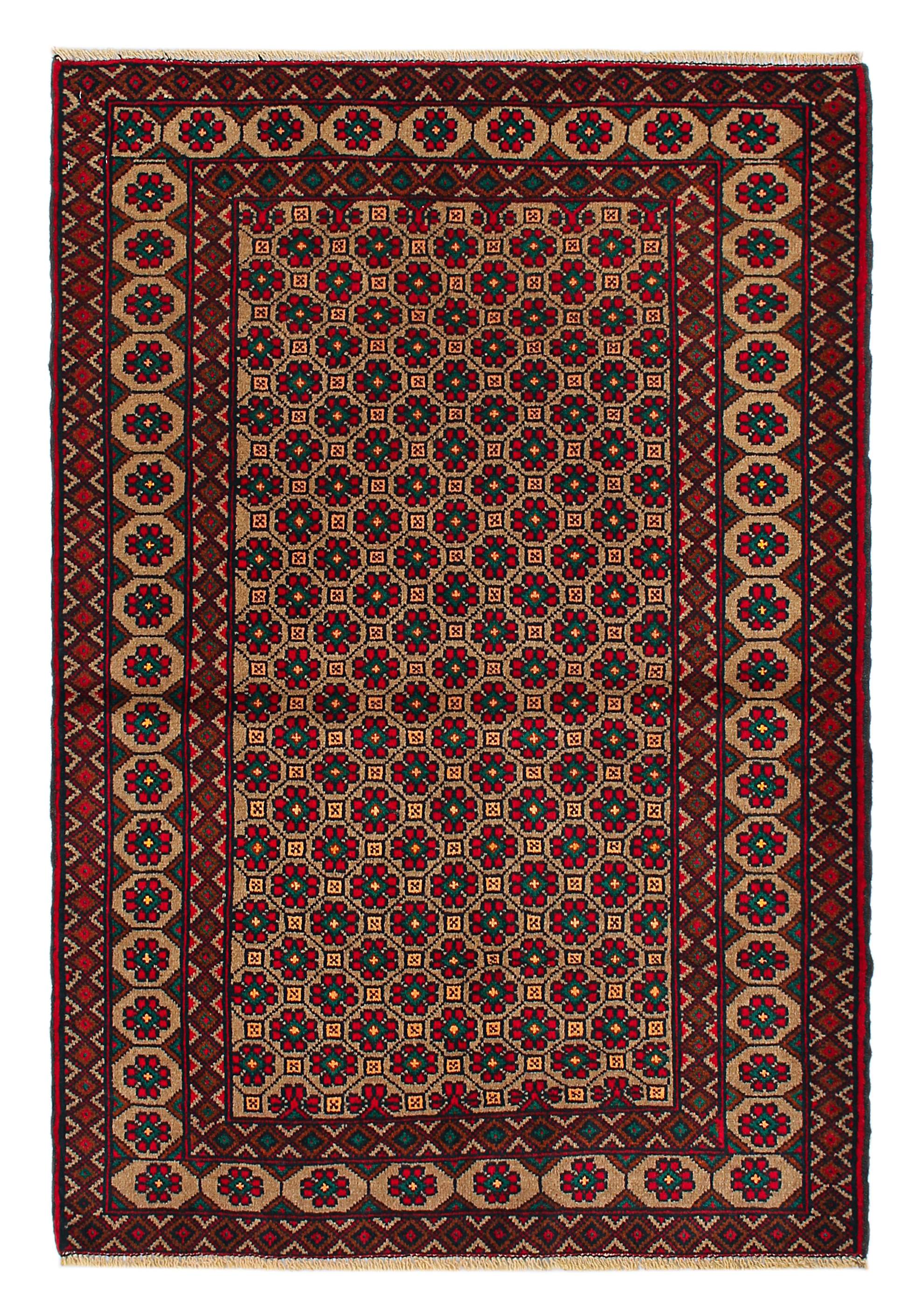Handmade Adraskan Baluchi Afghan Rug