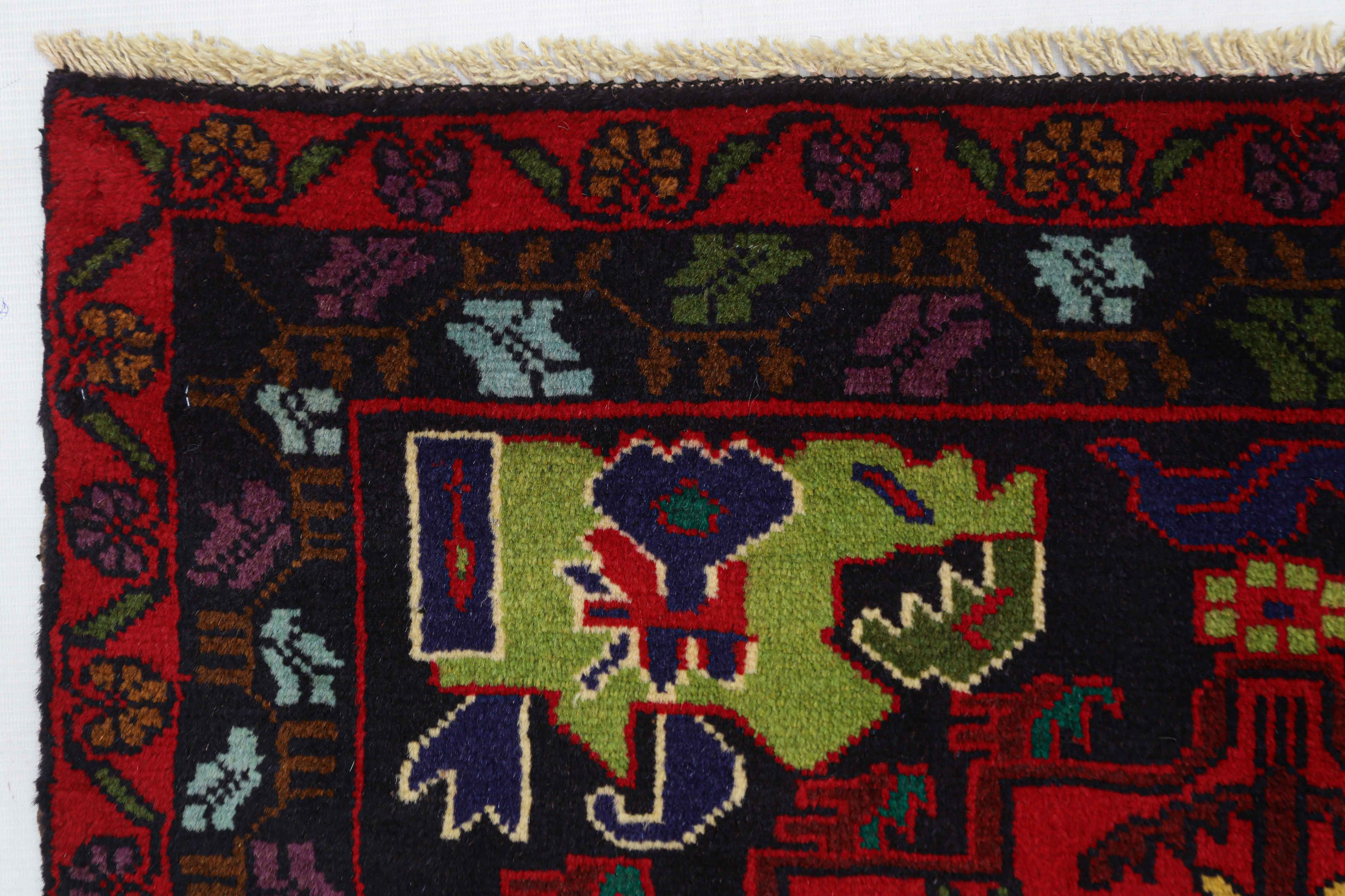 Handmade Adraskan Baluchi Afghan Rug