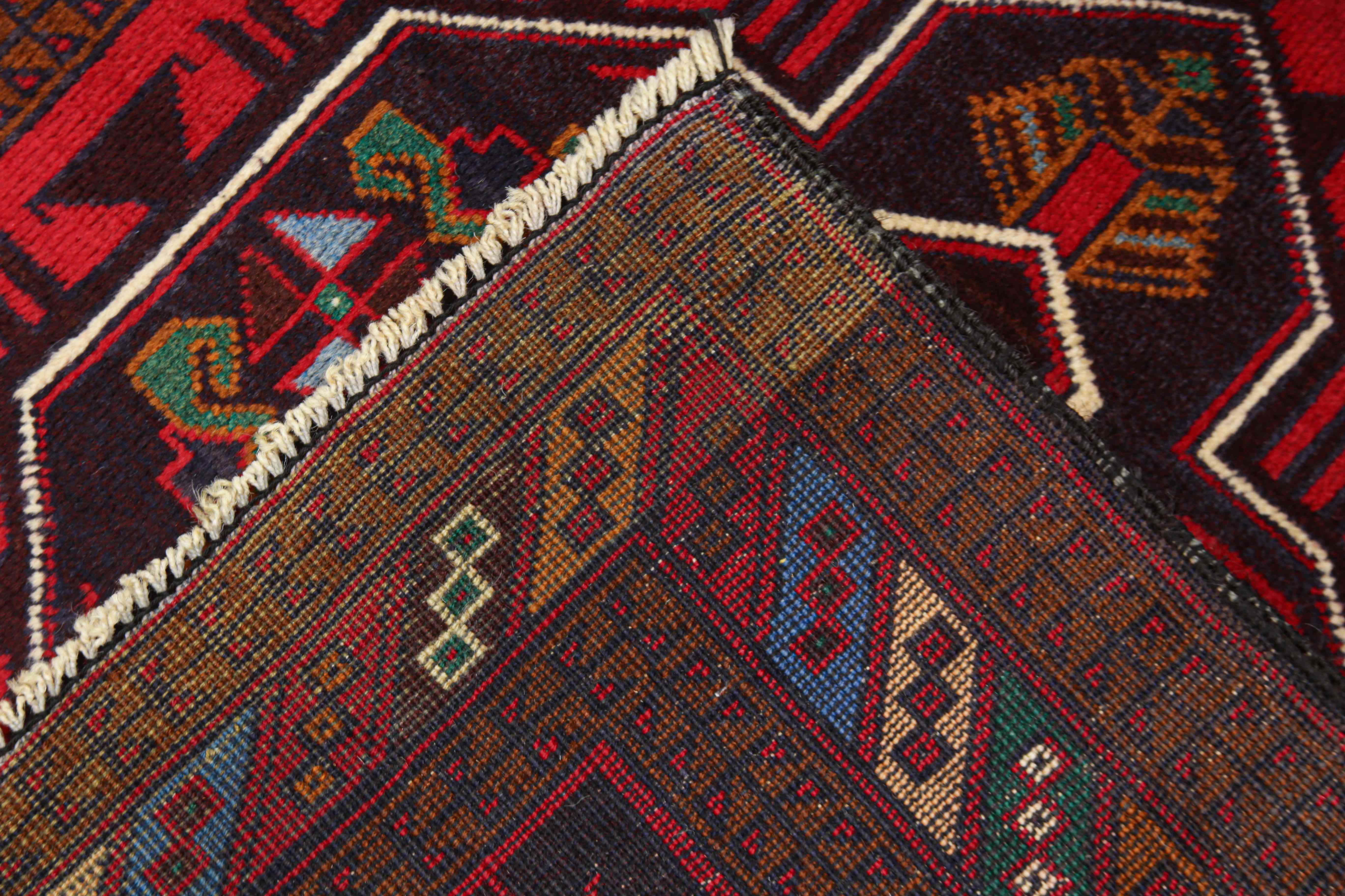 Handmade Adraskan Baluchi Afghan Rug
