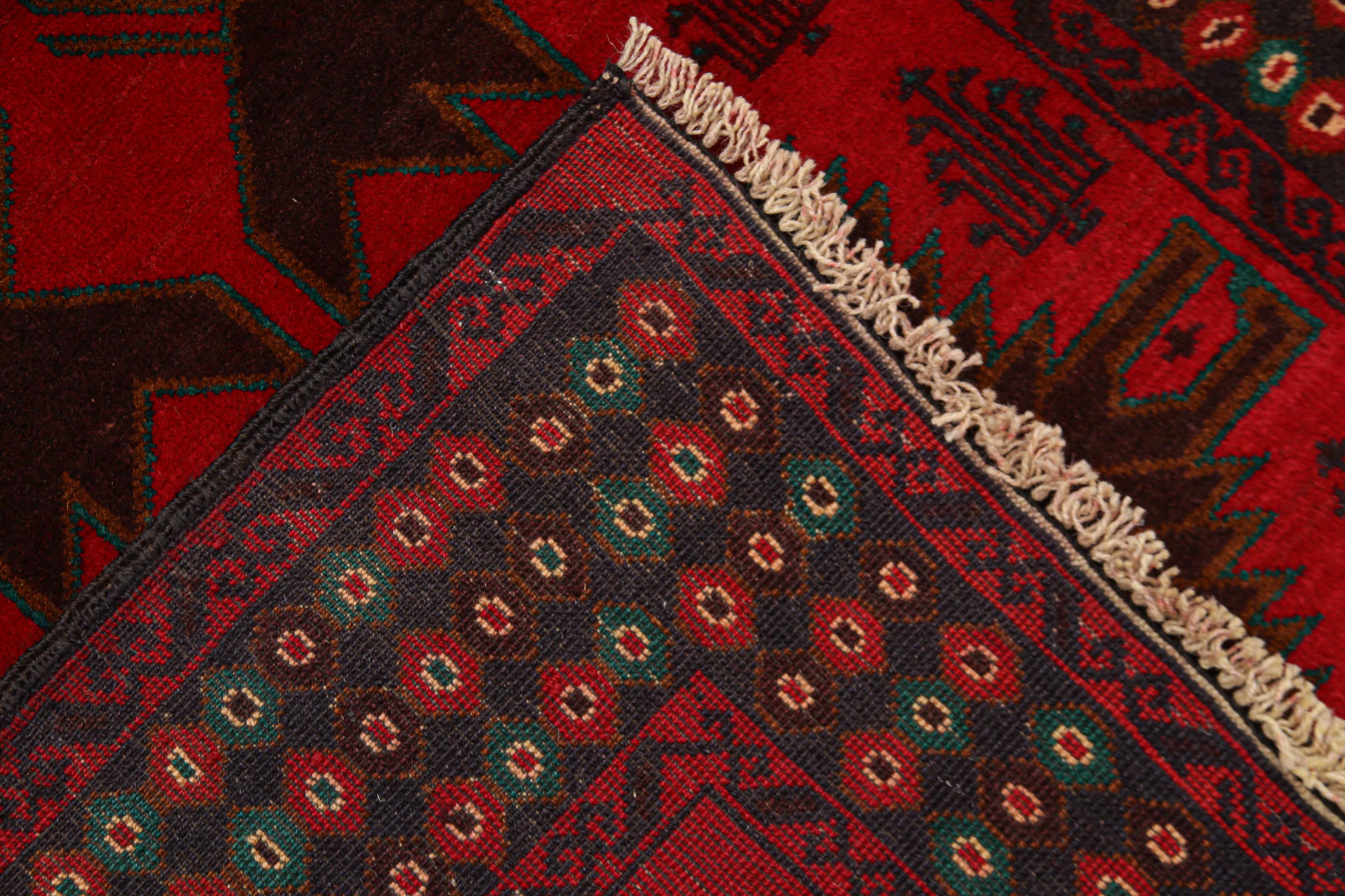 Handmade Adraskan Baluchi Afghan Rug