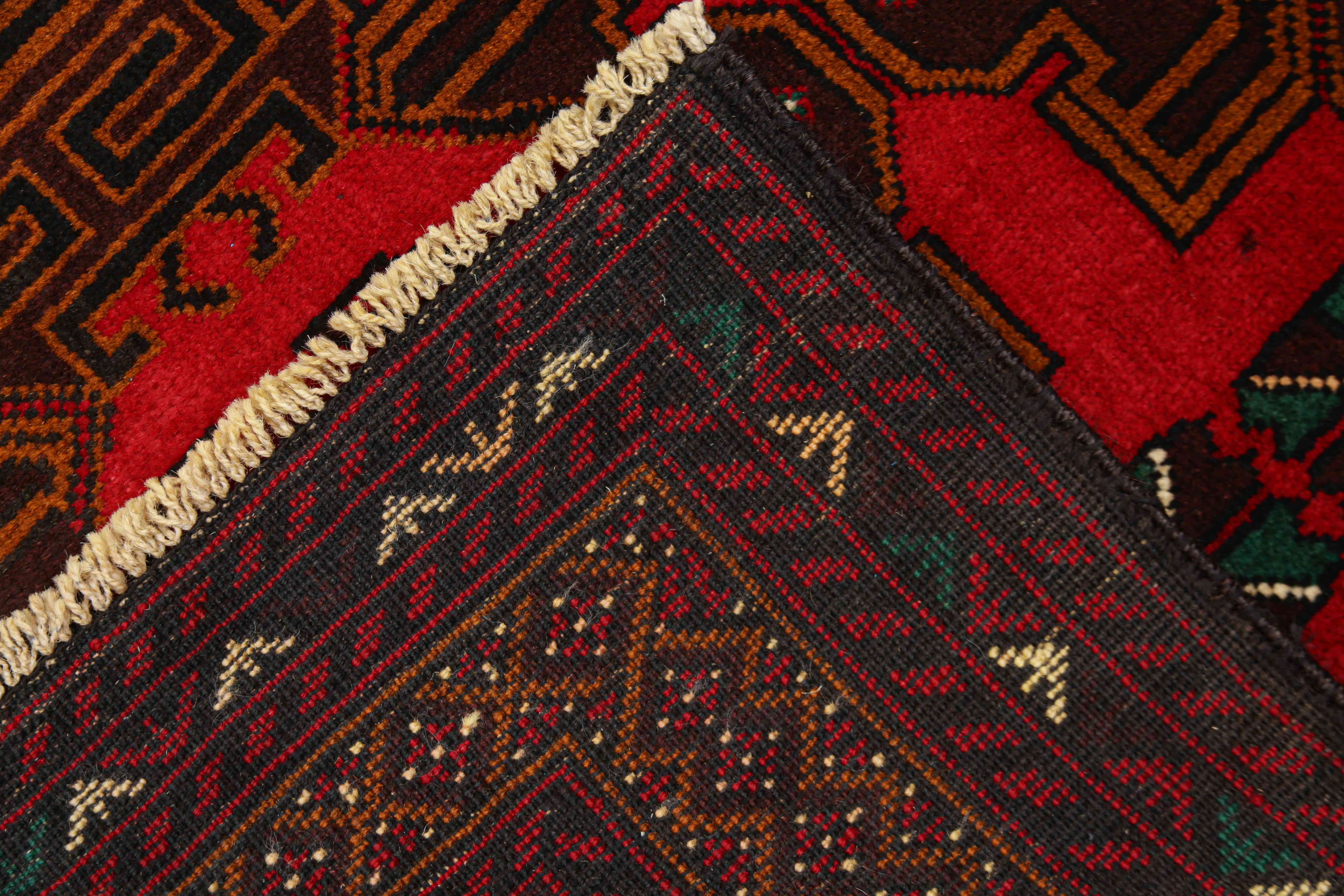 Handmade Adraskan Baluchi Afghan Rug