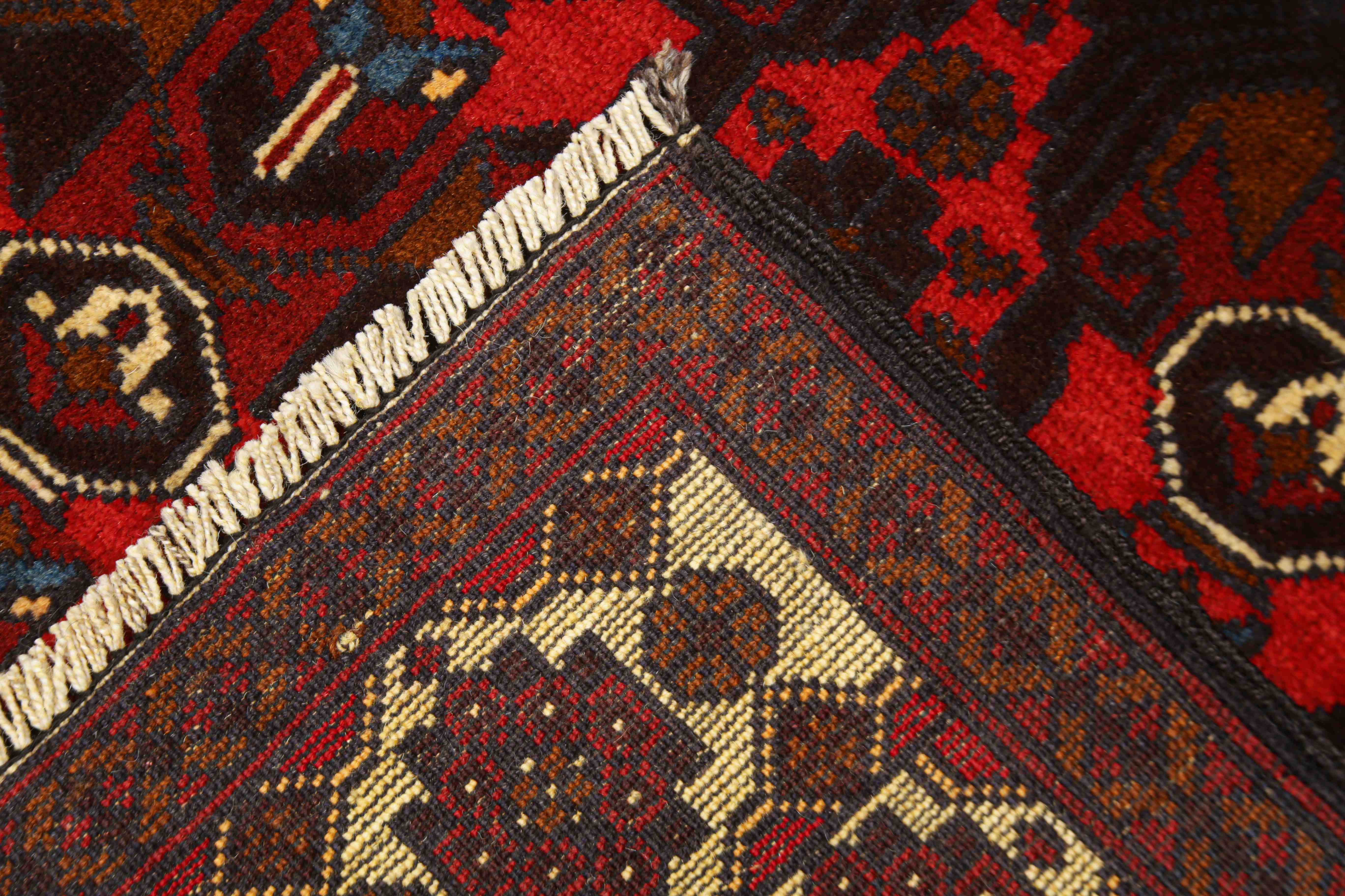 Handmade Adraskan Baluchi Afghan Rug