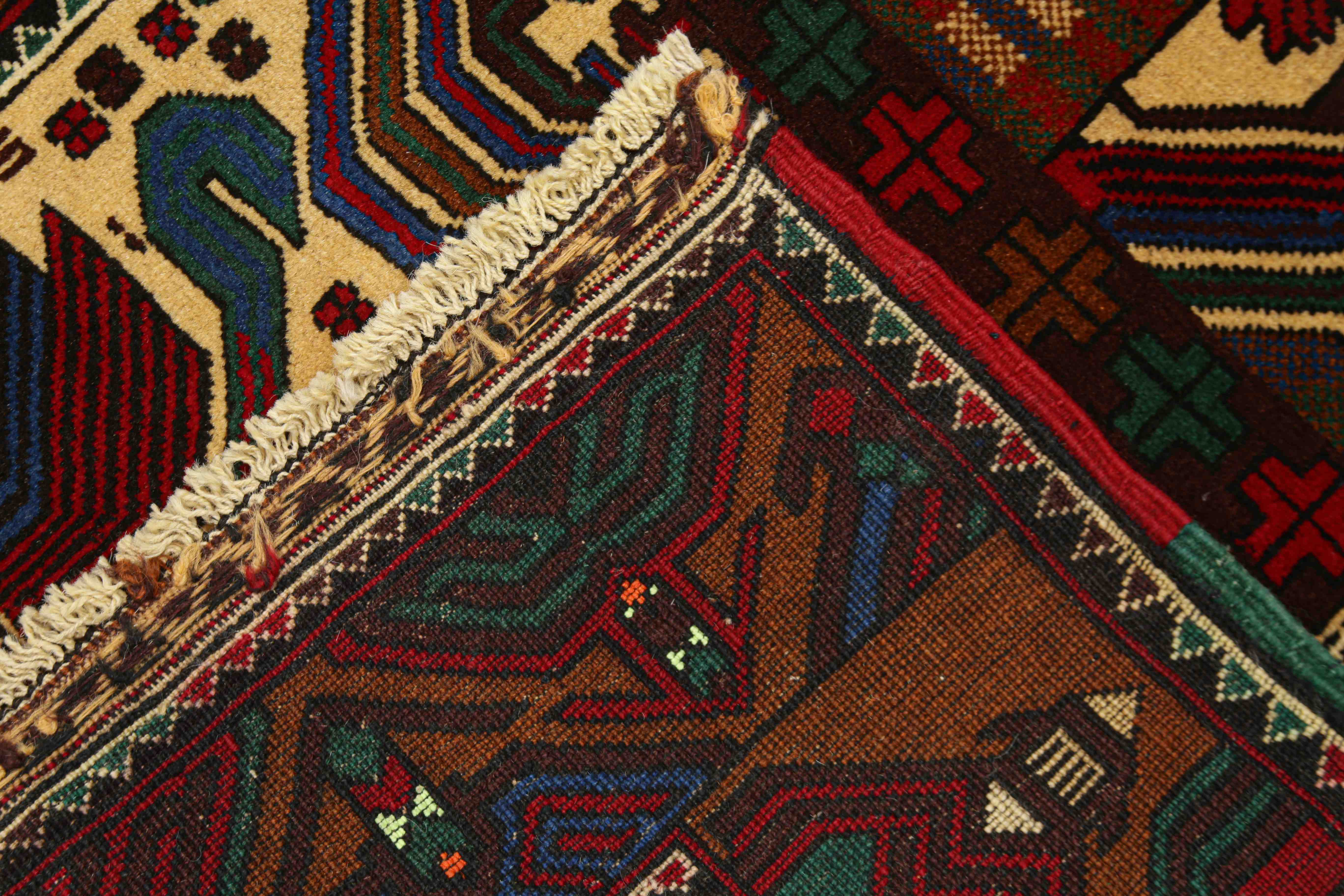 Handmade Adraskan Baluchi Afghan Rug