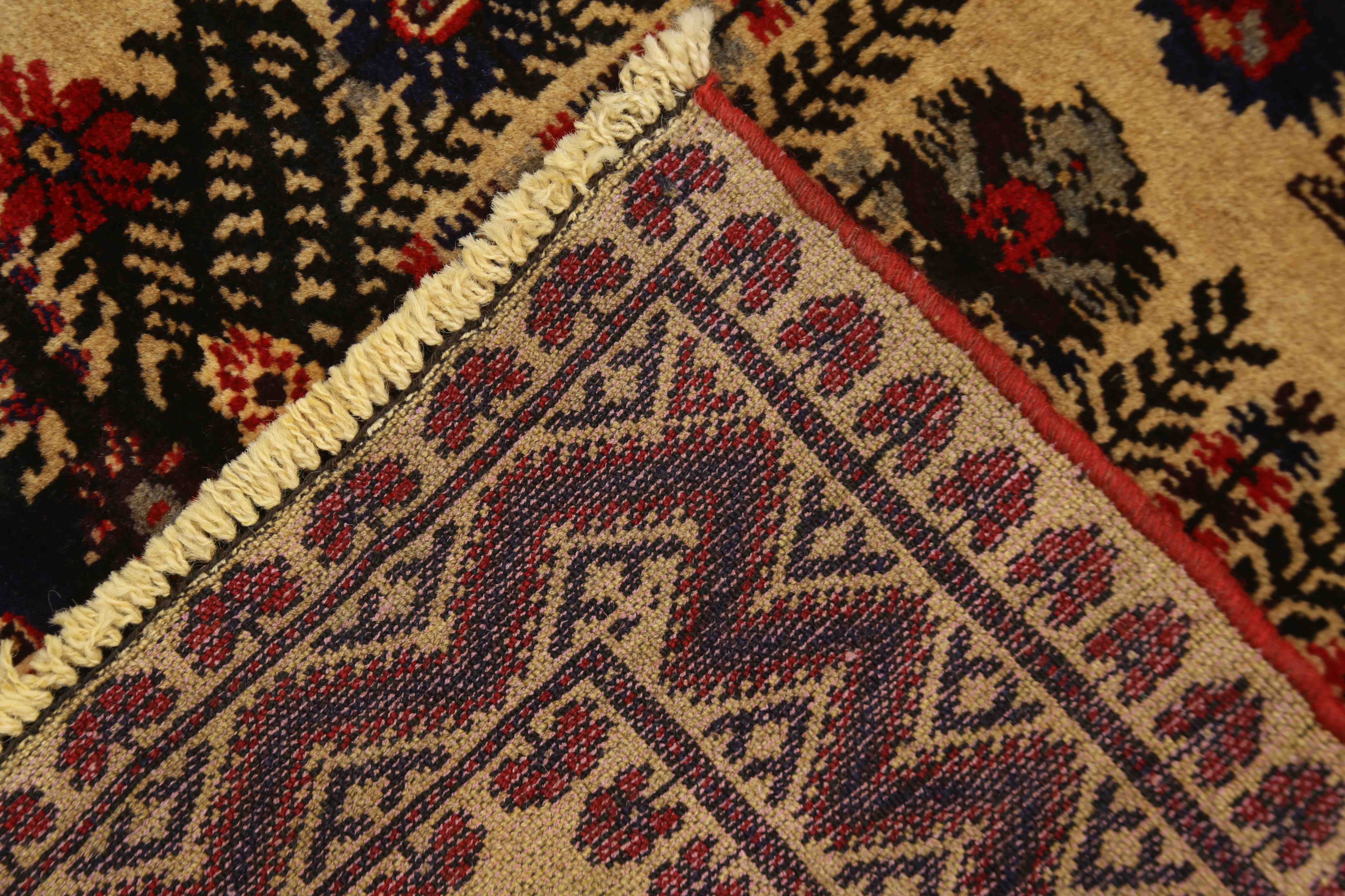 3' x 5' Natural Handmade Adraskan Baluchi Afghan Rug Rectangular