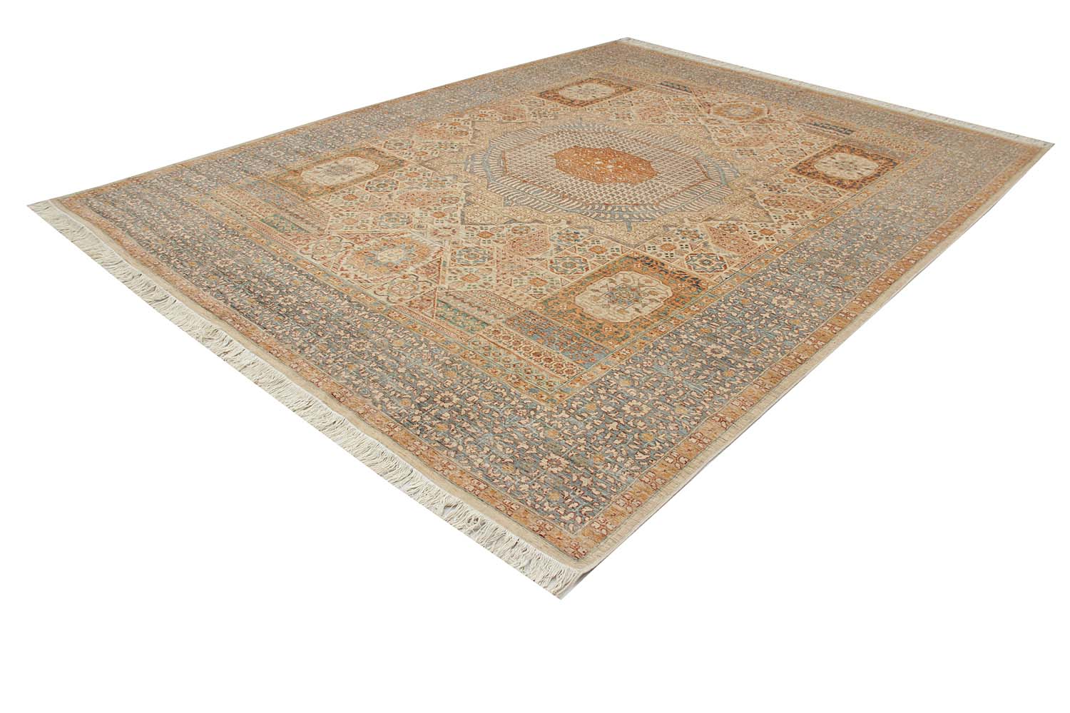 Mamluk Persian Hand Knotted Wool Rug