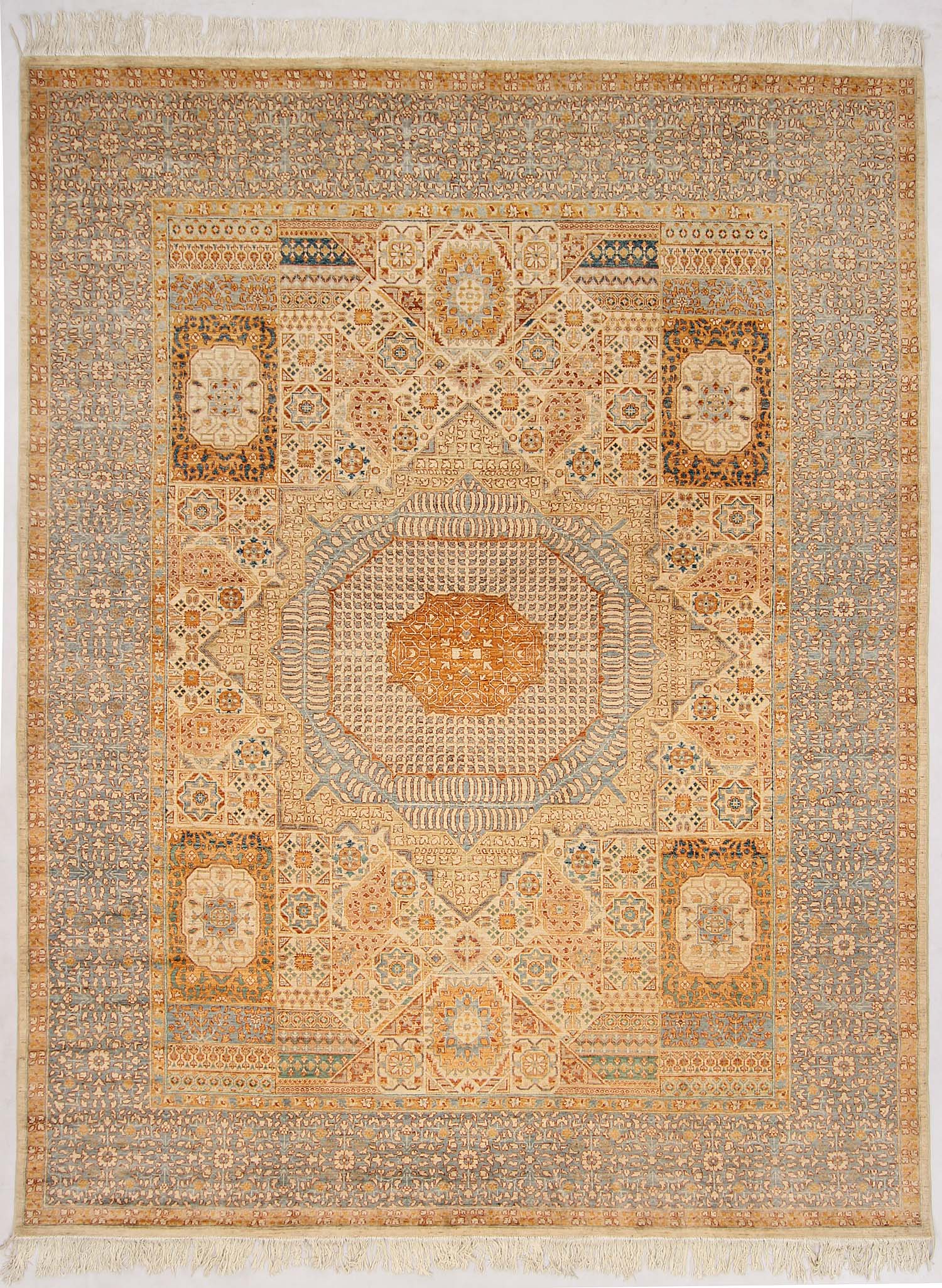 Mamluk Persian Hand Knotted Wool Rug