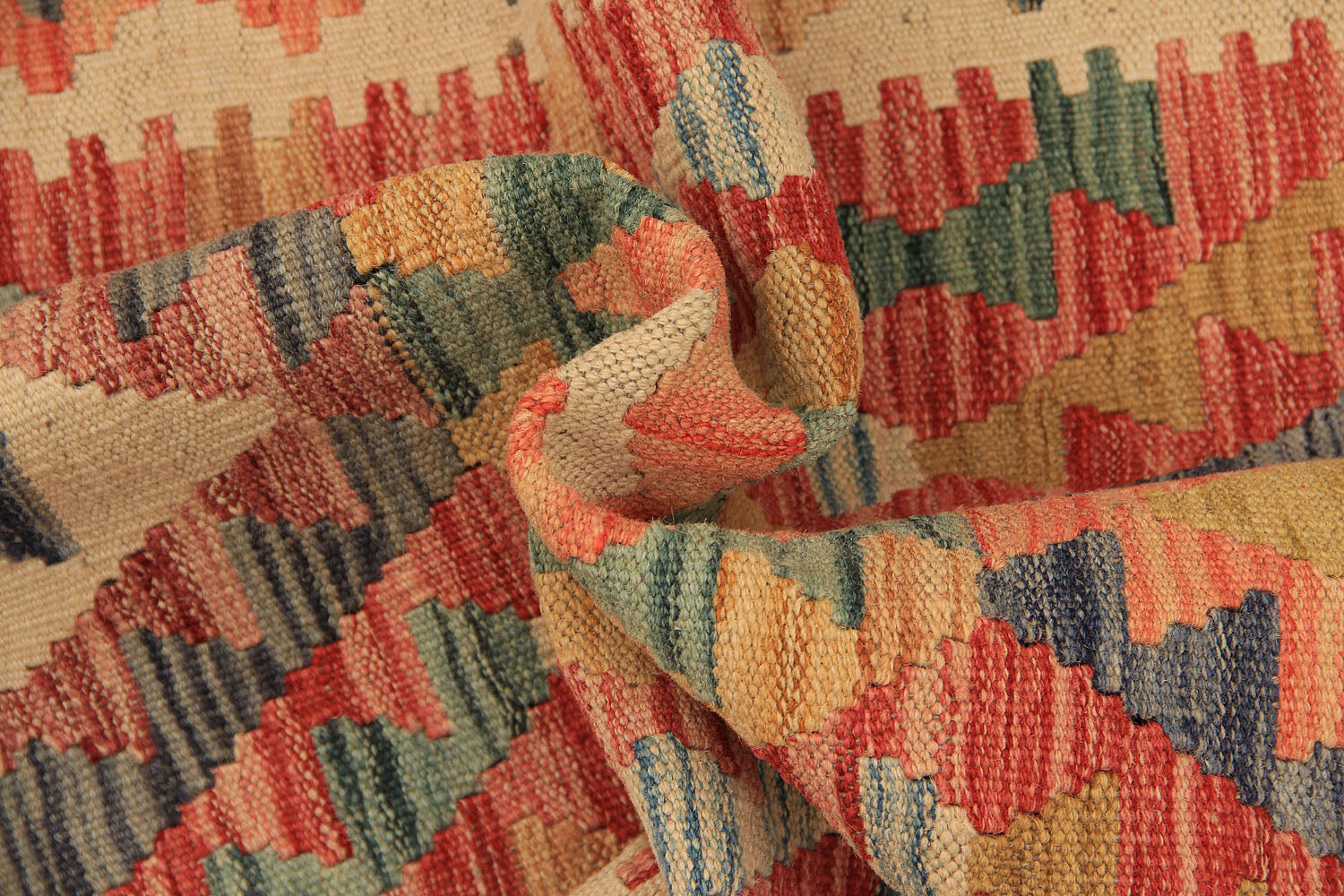 3' X 4' Multy Handmade Veggie Dye Kilim Rug Rectangular