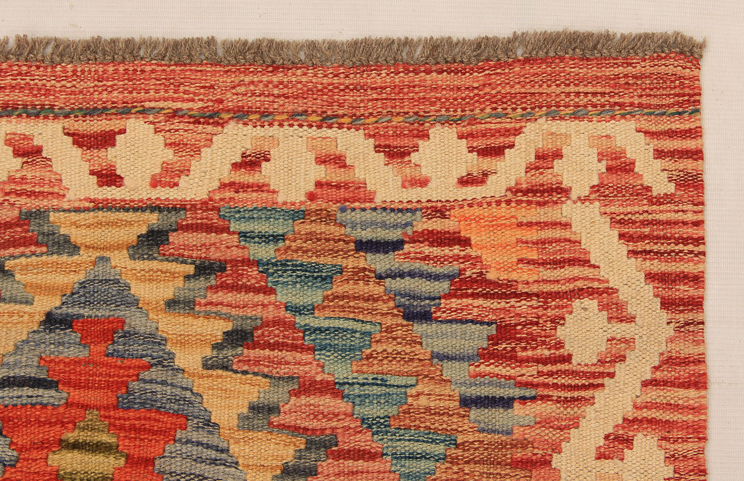 3' X 4' Multy Handmade Veggie Dye Kilim Rug Rectangular