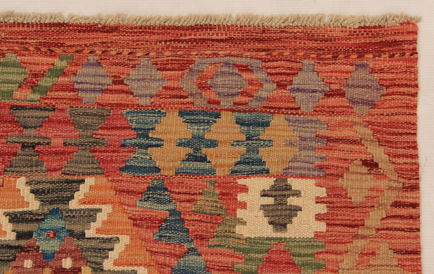 3' X 4' Multy Handmade Veggie Dye Kilim Rug Rectangular