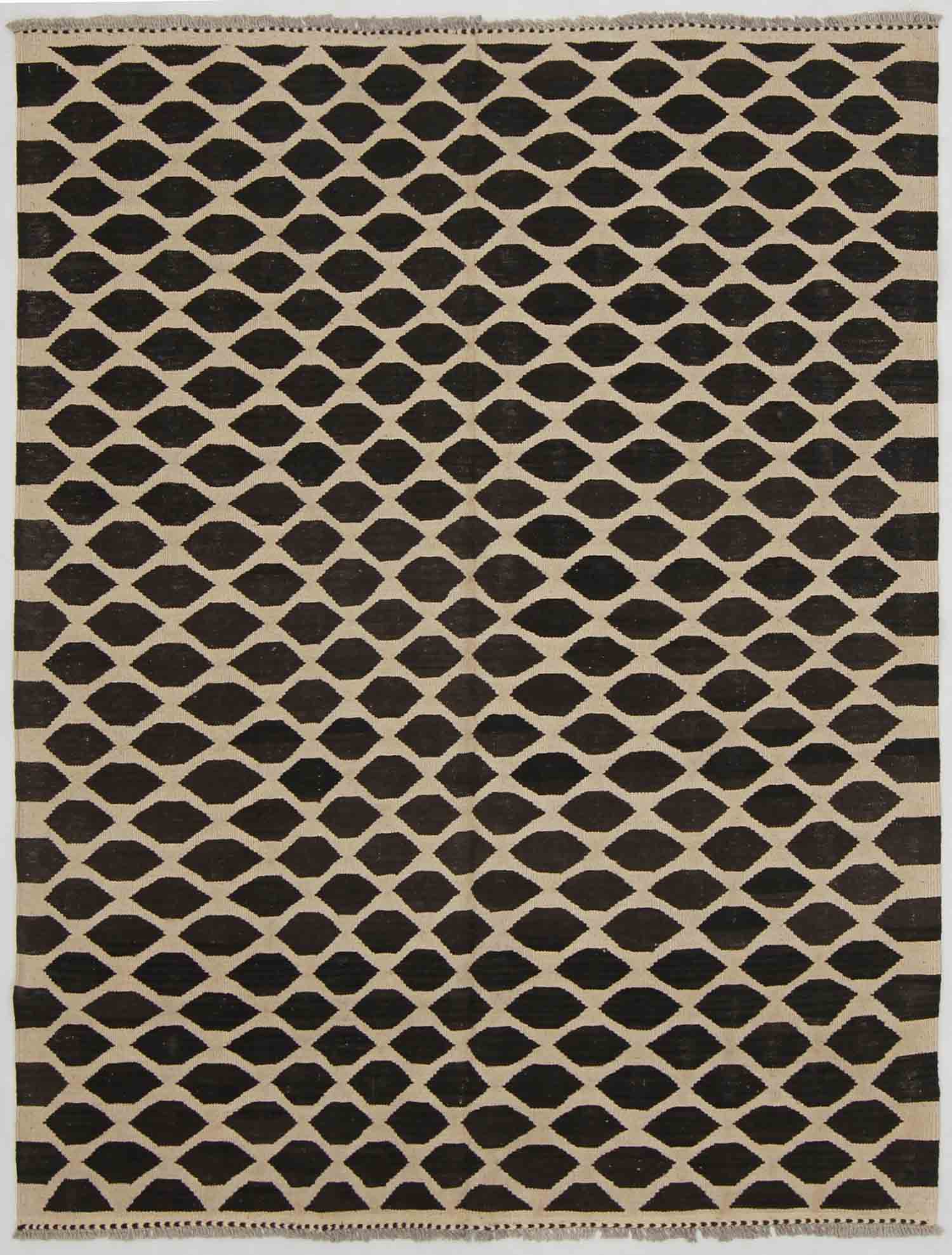 4' 6" x 6' 6 Multy Handmade Veggie Dye Kilim Rug Rectangular