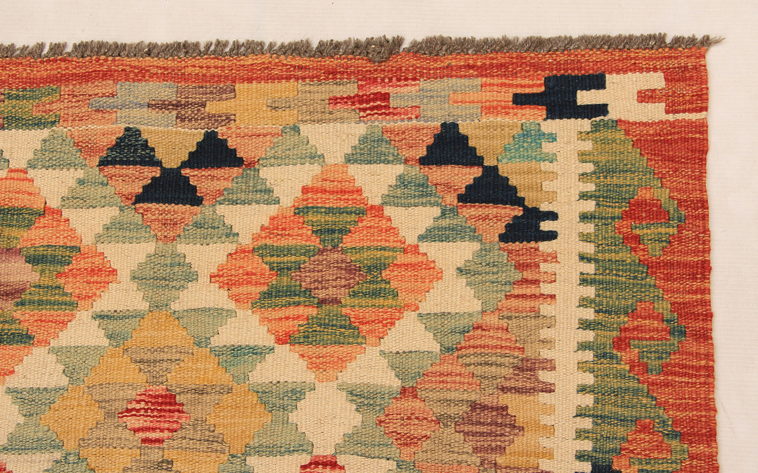 4' x 6' Multy Handmade Veggie Dye Kilim Rug Rectangular