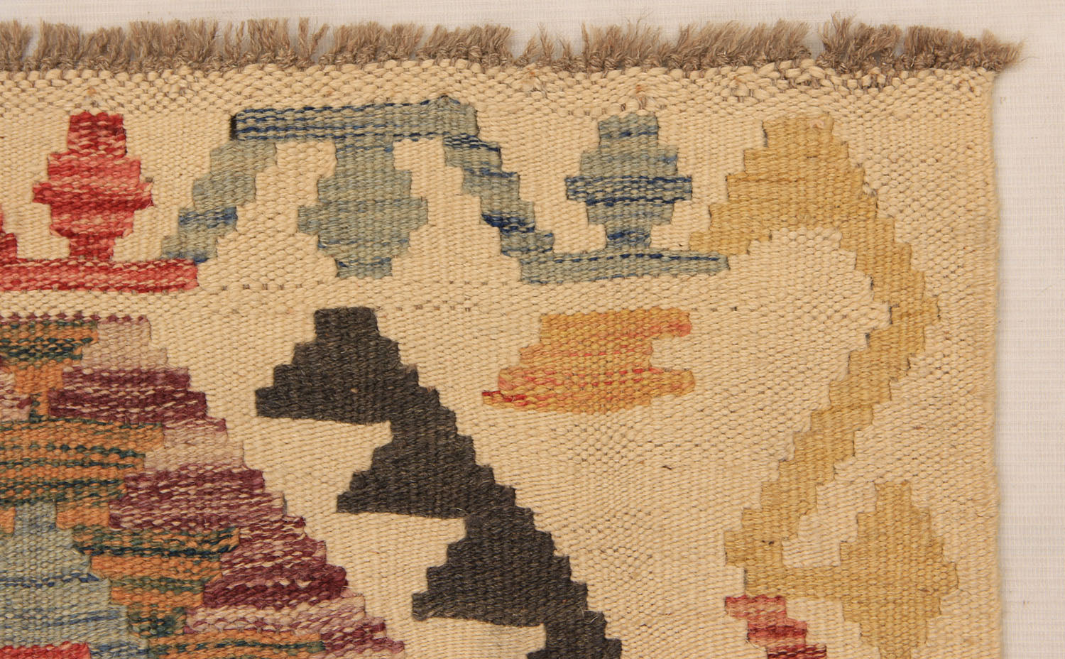 2' X 5' Multy Handmade Veggie Dye Kilim Rug Rectangular