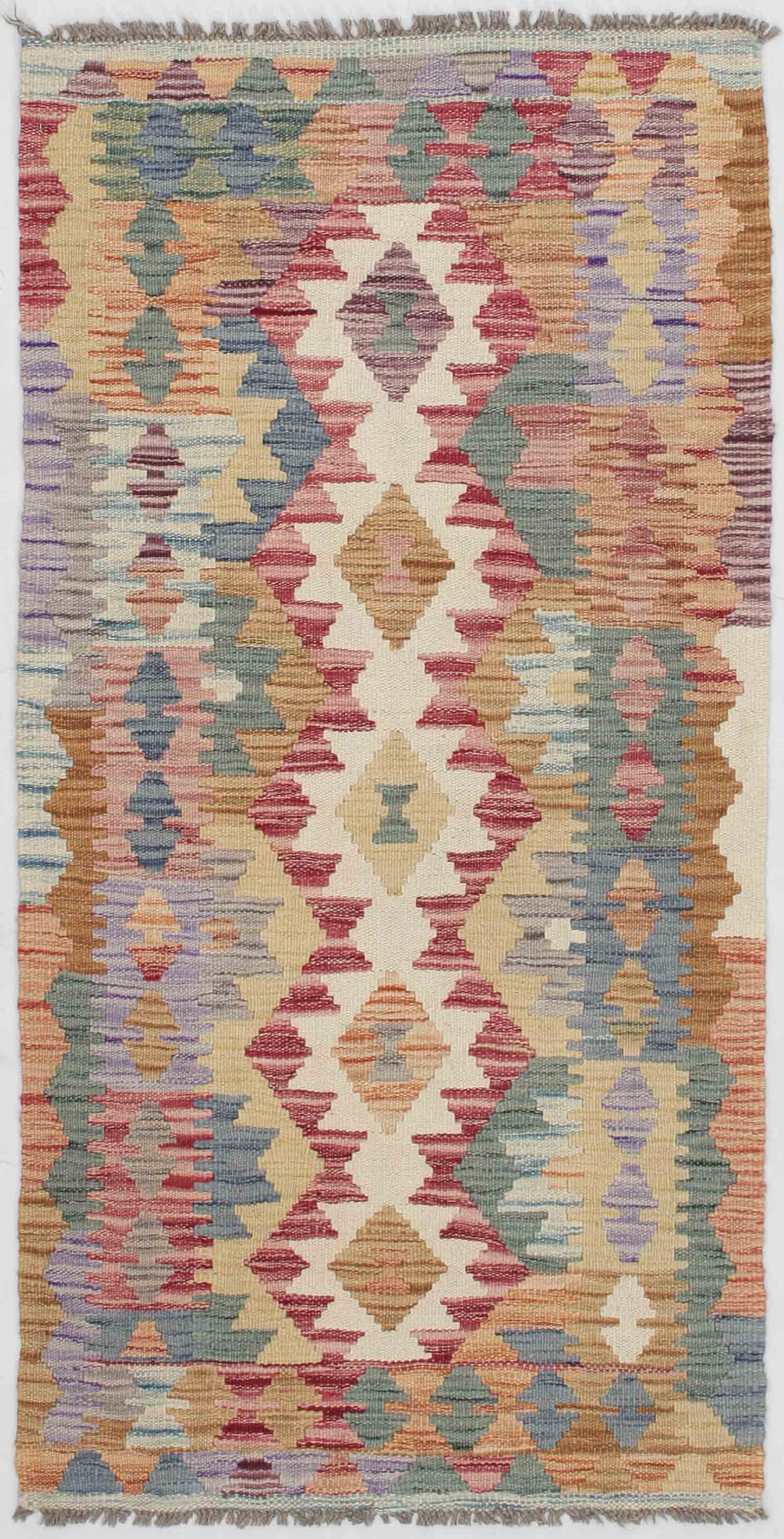 3' x 5' Multy Handmade Veggie Dye Kilim Rug Rectangular
